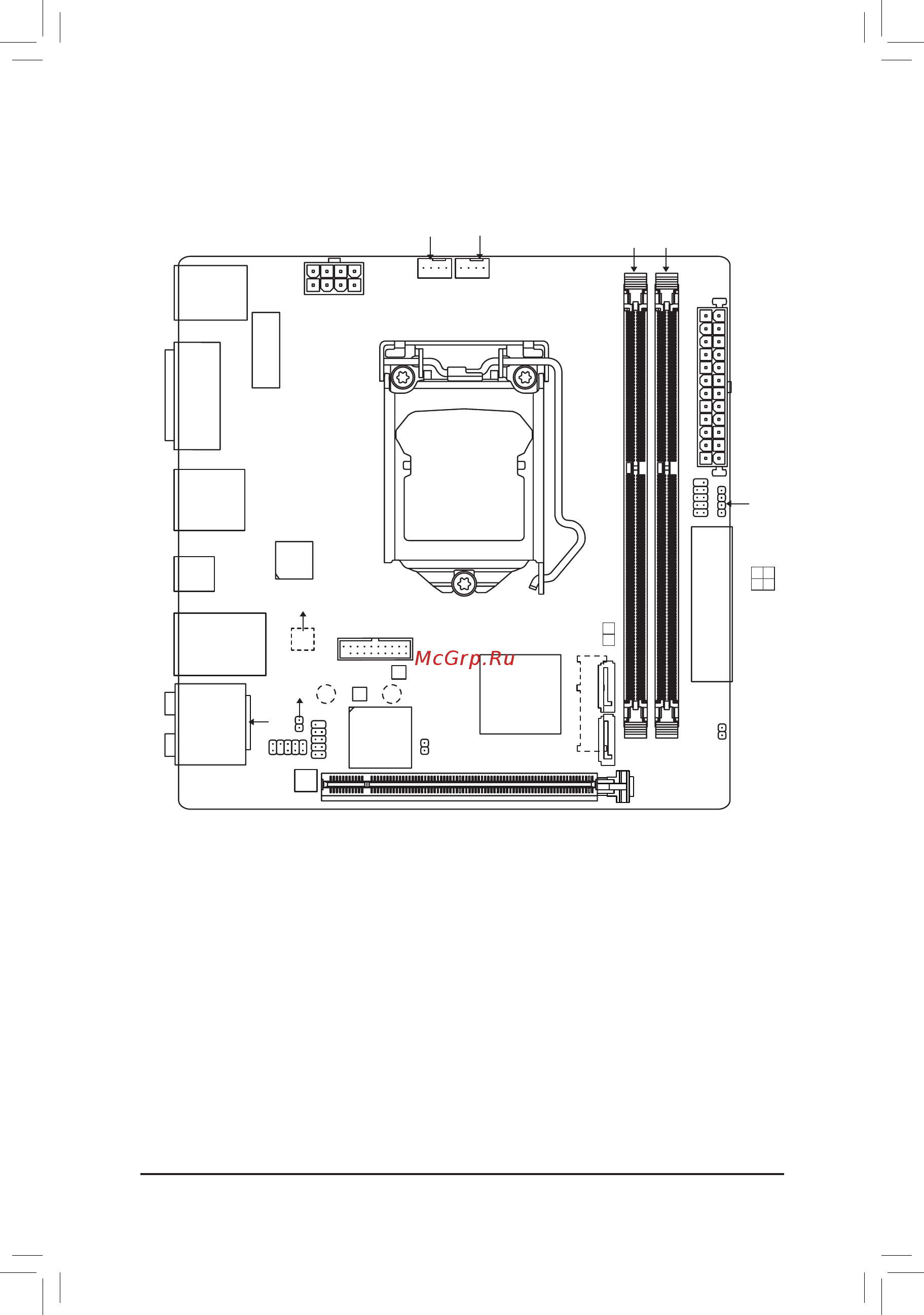Gigabyte GA-Z170N-Gaming 5 (rev. 1.1) [5/44] Ga z170n gaming 5 motherboard layout