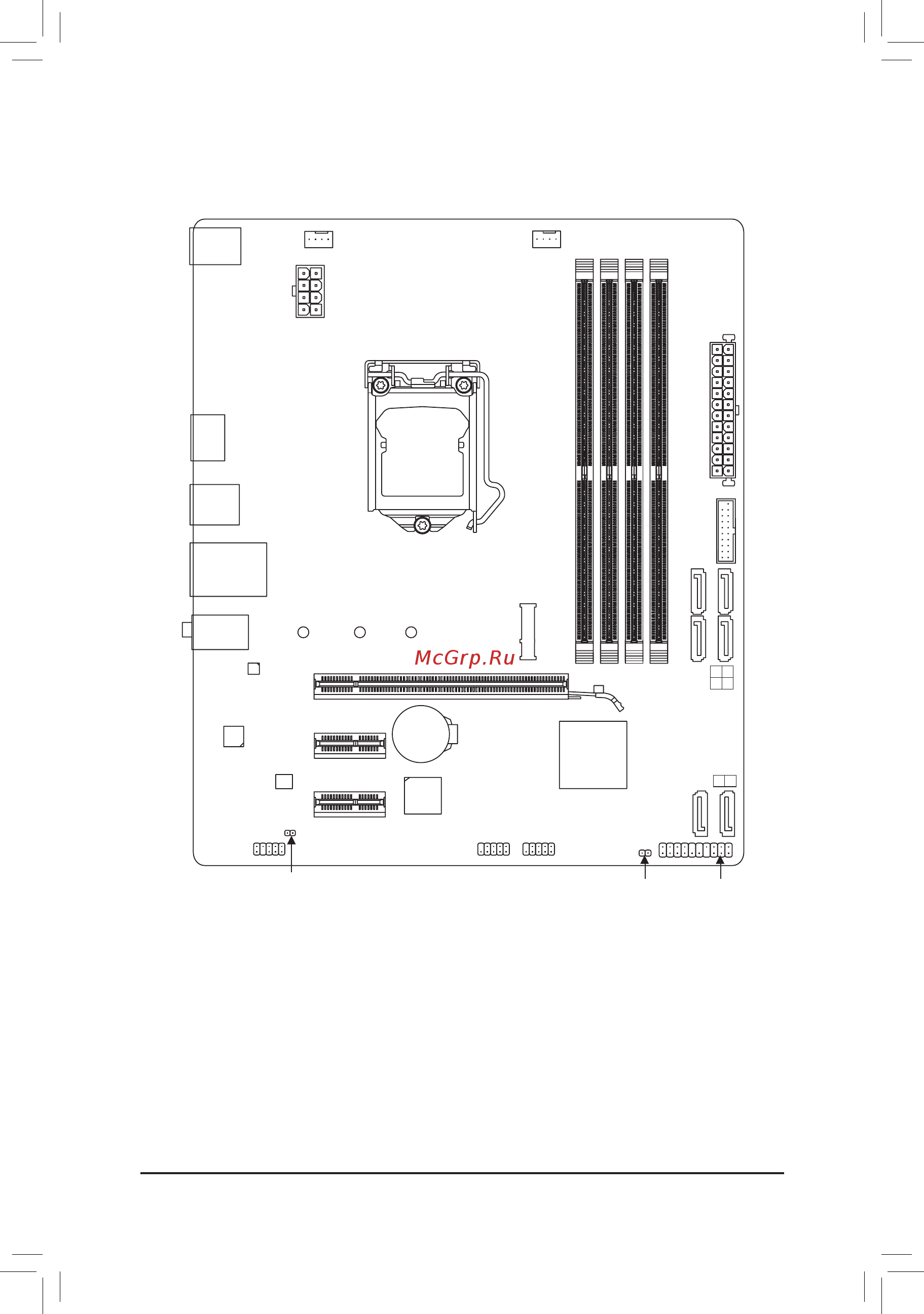 Gigabyte GA-B150M-Gaming (rev. 1.0) [4/37] Ga b150m gaming motherboard layout