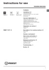 Indesit PWE 71271 S Руководство пользователя