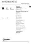 Indesit PWSC 5105W Руководство пользователя