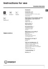 Indesit PWSC 61070 S Руководство пользователя