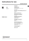 Indesit PWSE 6108S Руководство пользователя