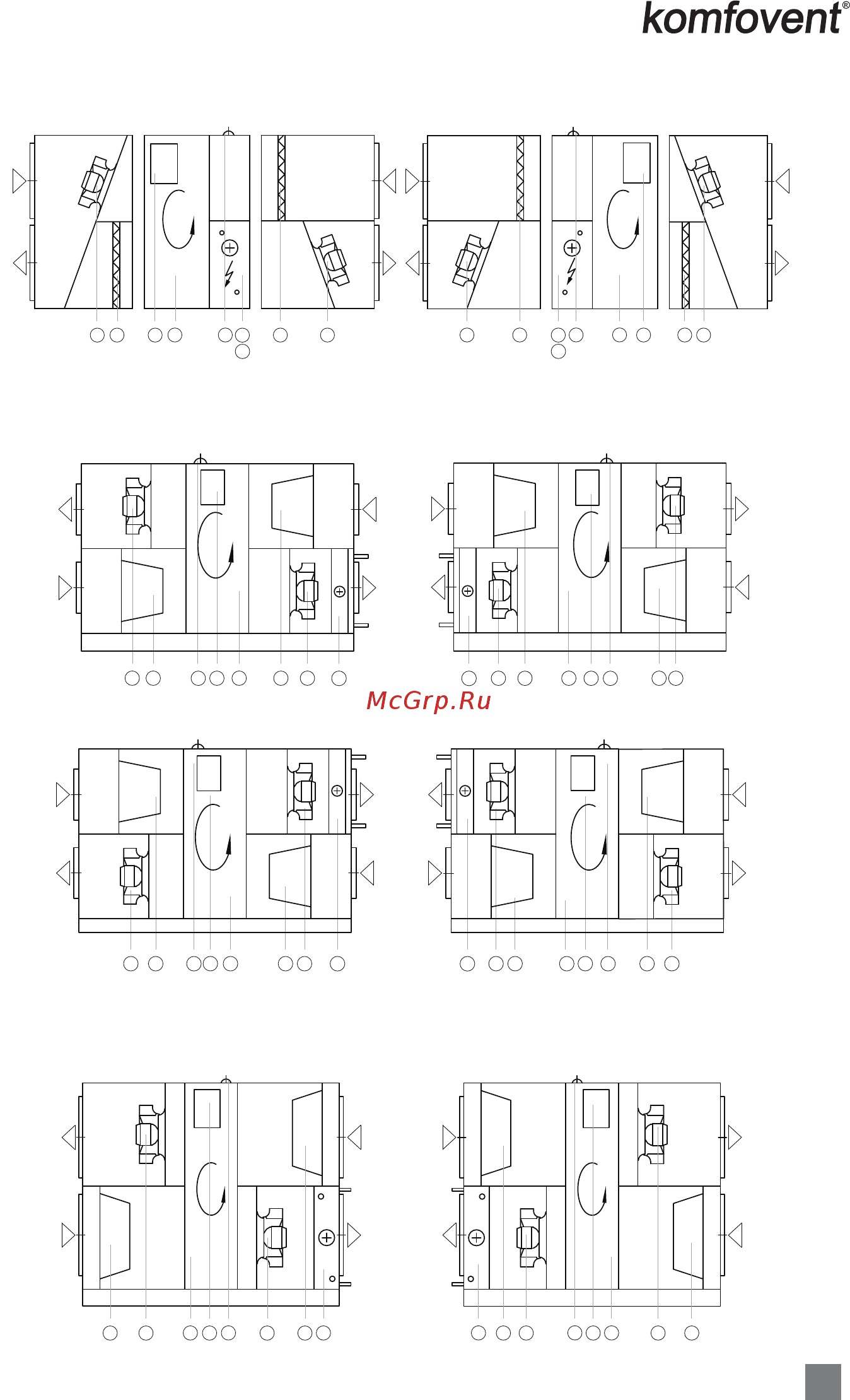 Komfovent Verso R 1000 U/H/V [9/36] Verso r 3000 uh 4000 uh