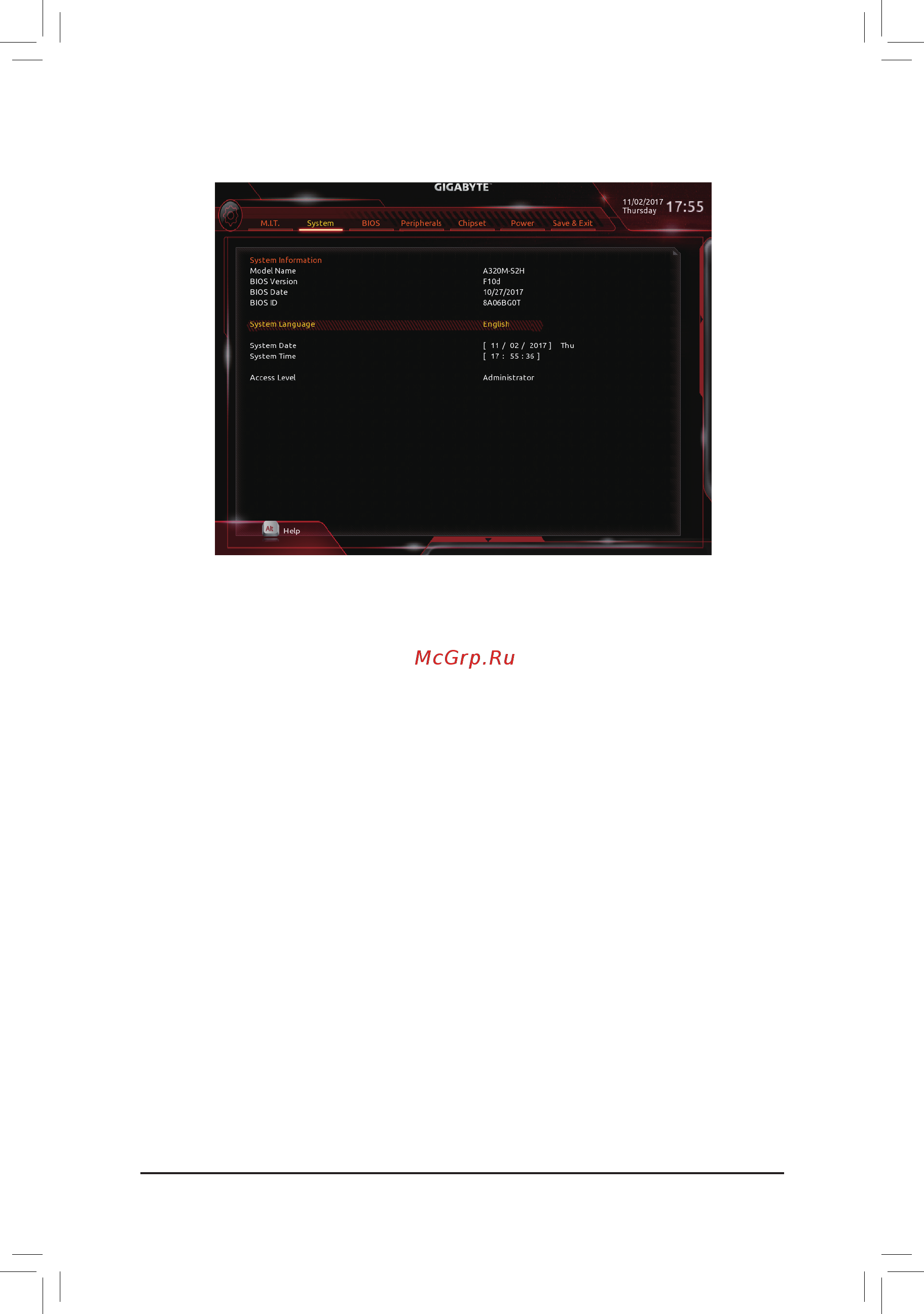 Gigabyte GA-A320M-S2H (rev. 3.0) [25/40] 3 system