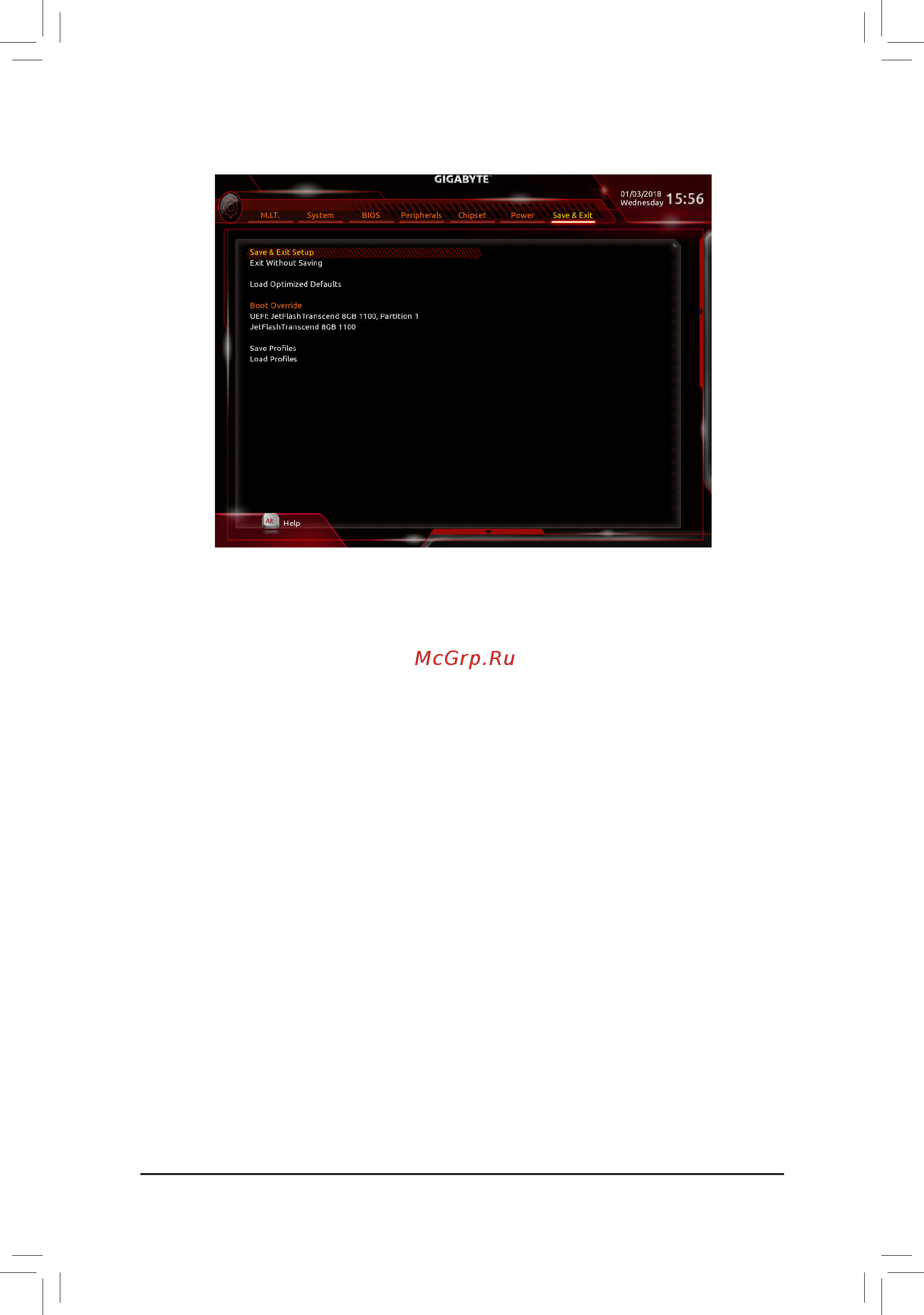 Gigabyte GA-AX370M-DS3H (rev. 1.x) [36/42] 9 save exit