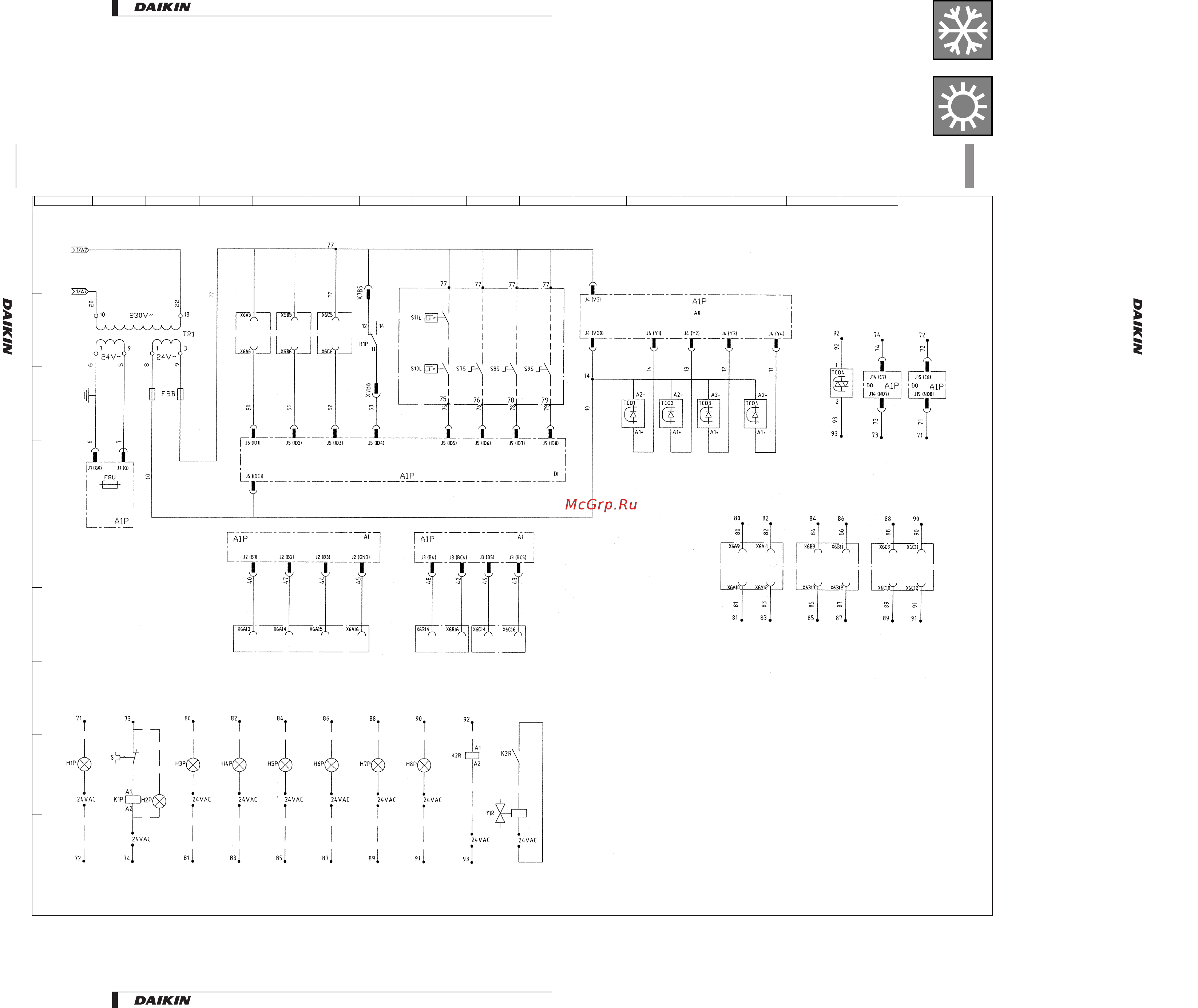 Daikin EUW10KZW [40/49] Wiring diagrams