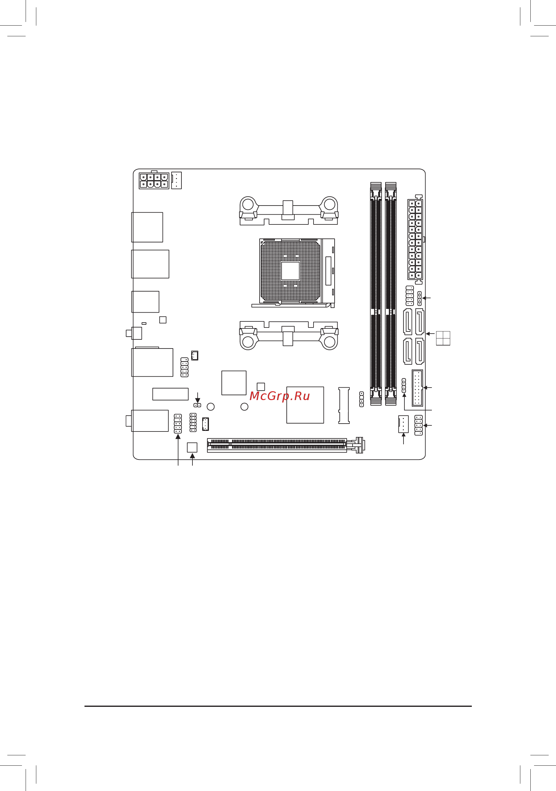 Gigabyte A520I AC (rev. 1.x) [4/42] A520i ac motherboard 5 two sata cables