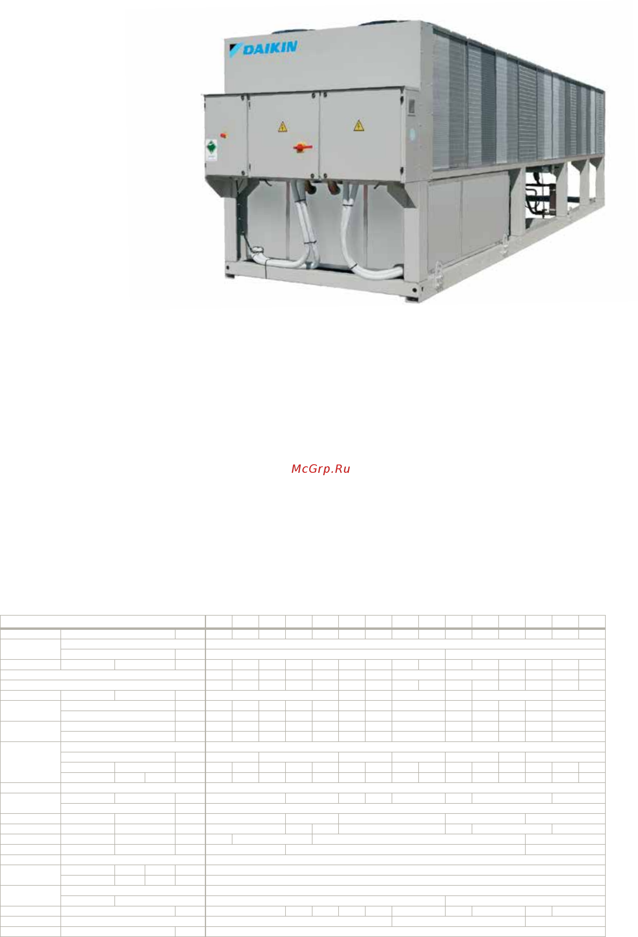 Daikin EWAD320TZ-SS [71/206] Стандартная эффективность только охлаждение стандартный низкий уровень шума