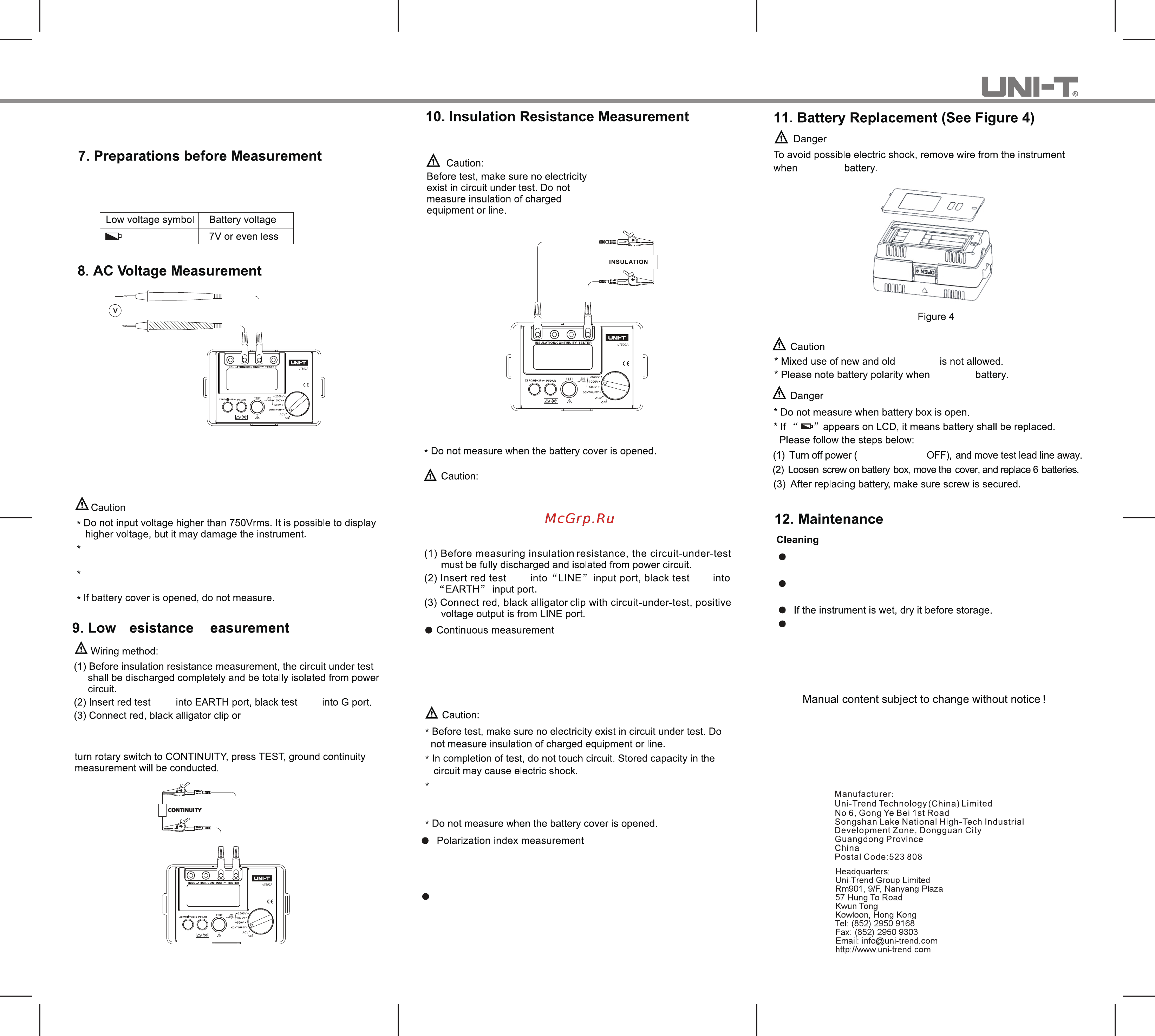 Uni-T UT502A [2/2] See figure 1