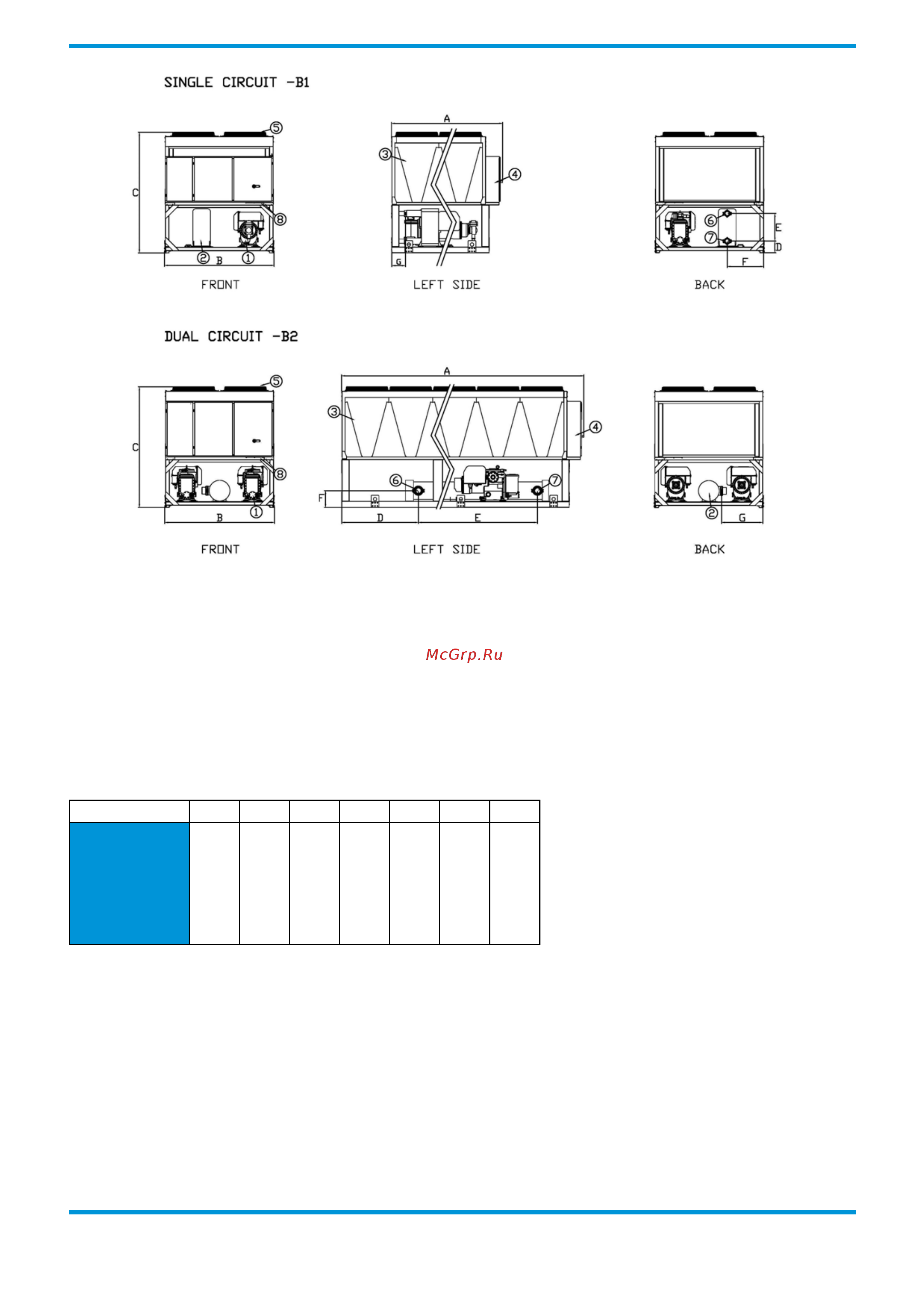 Daikin EWAD190TZ-XLB1 [96/104] Dimensional drawing