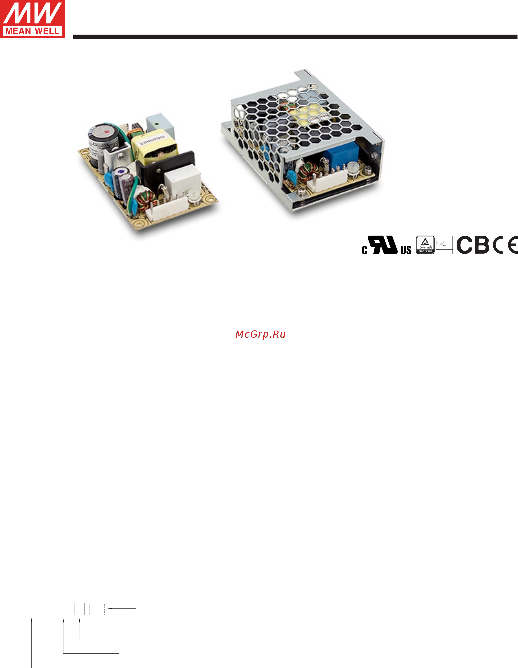 MEAN WELL PSC-35B Data Sheet онлайн