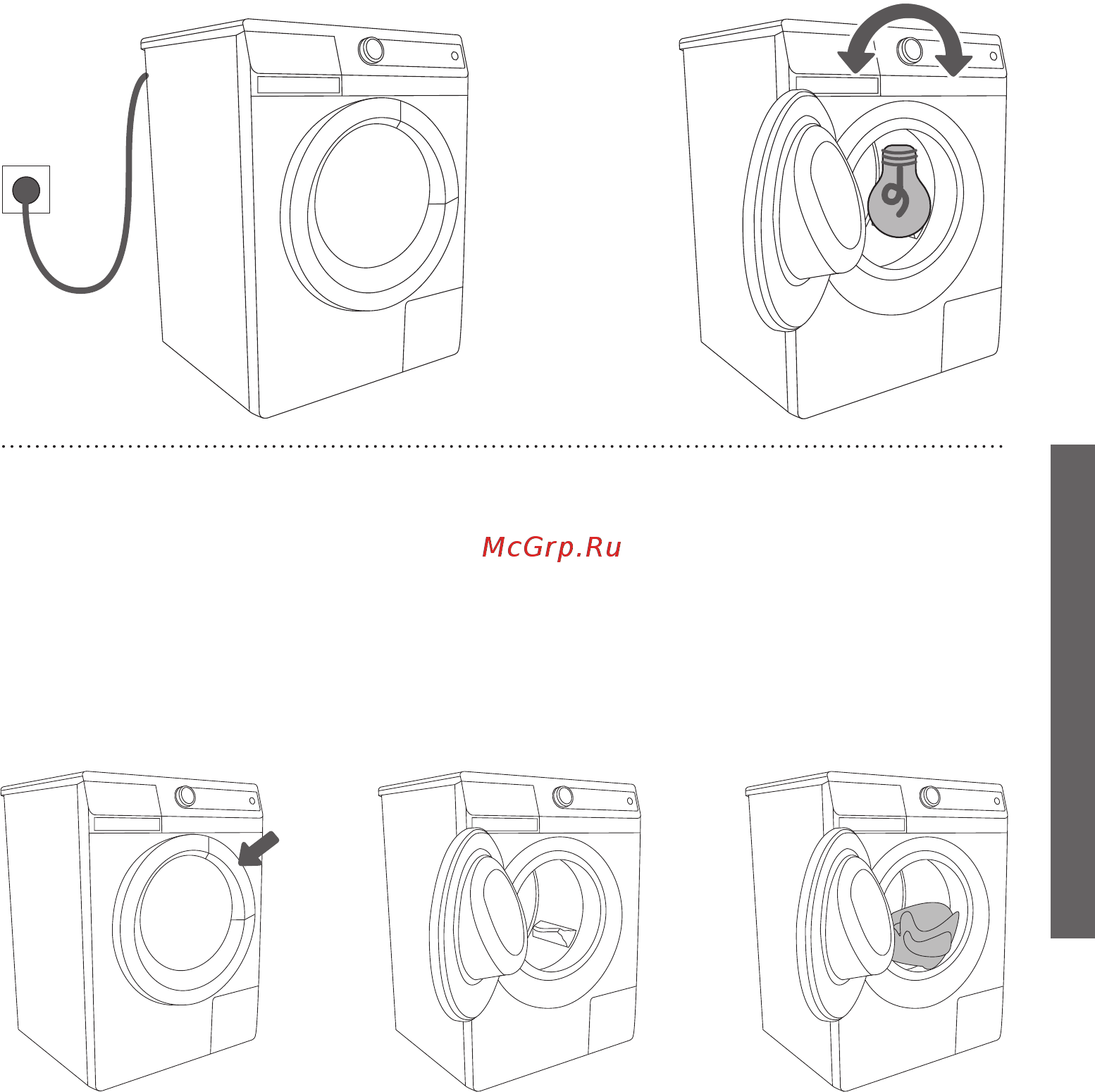 Gorenje W65Z03/S1 [23/48] Включение стиральной машины