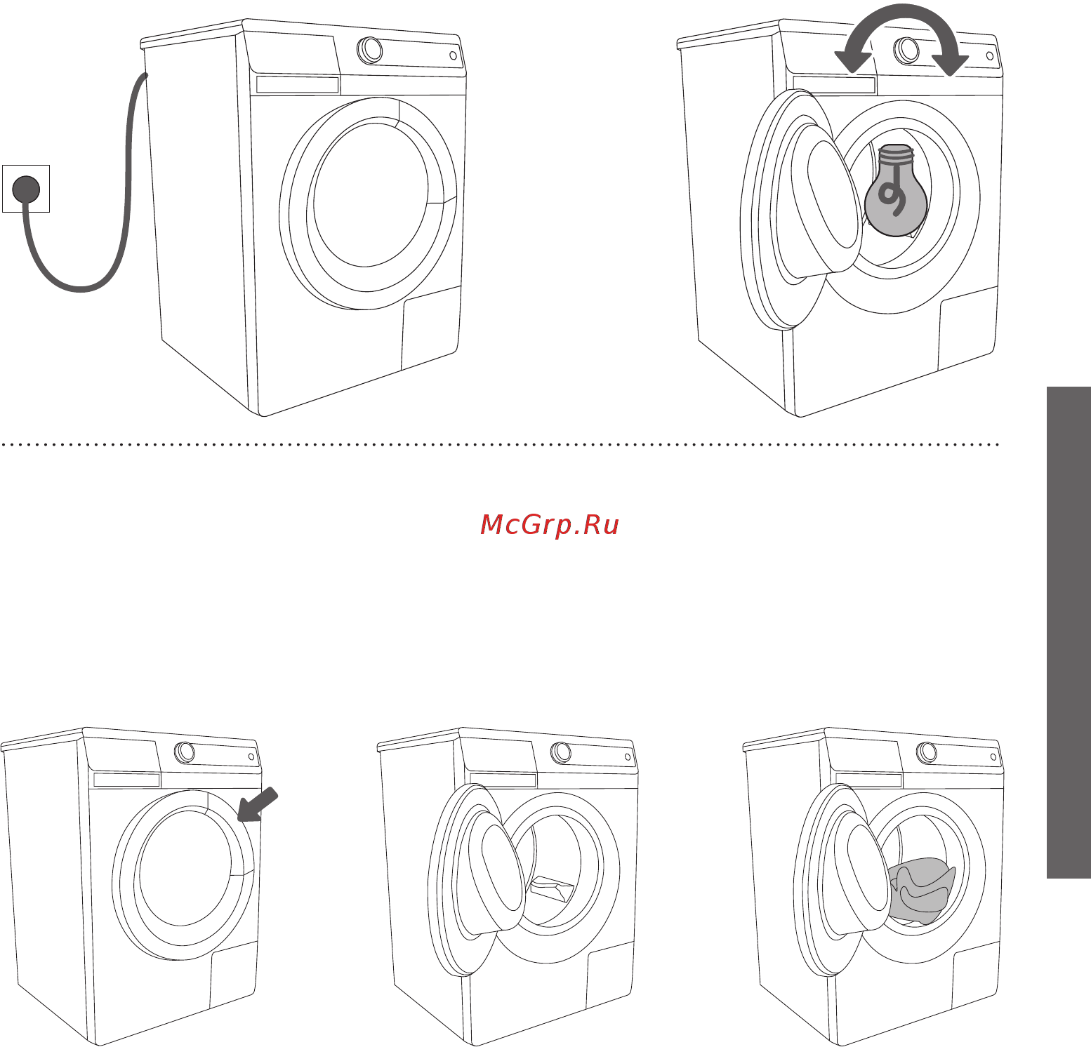 Gorenje W76Z23L/S [23/48] Включение стиральной машины