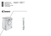 Candy AQUA 1000T METAL Инструкция по эксплуатации