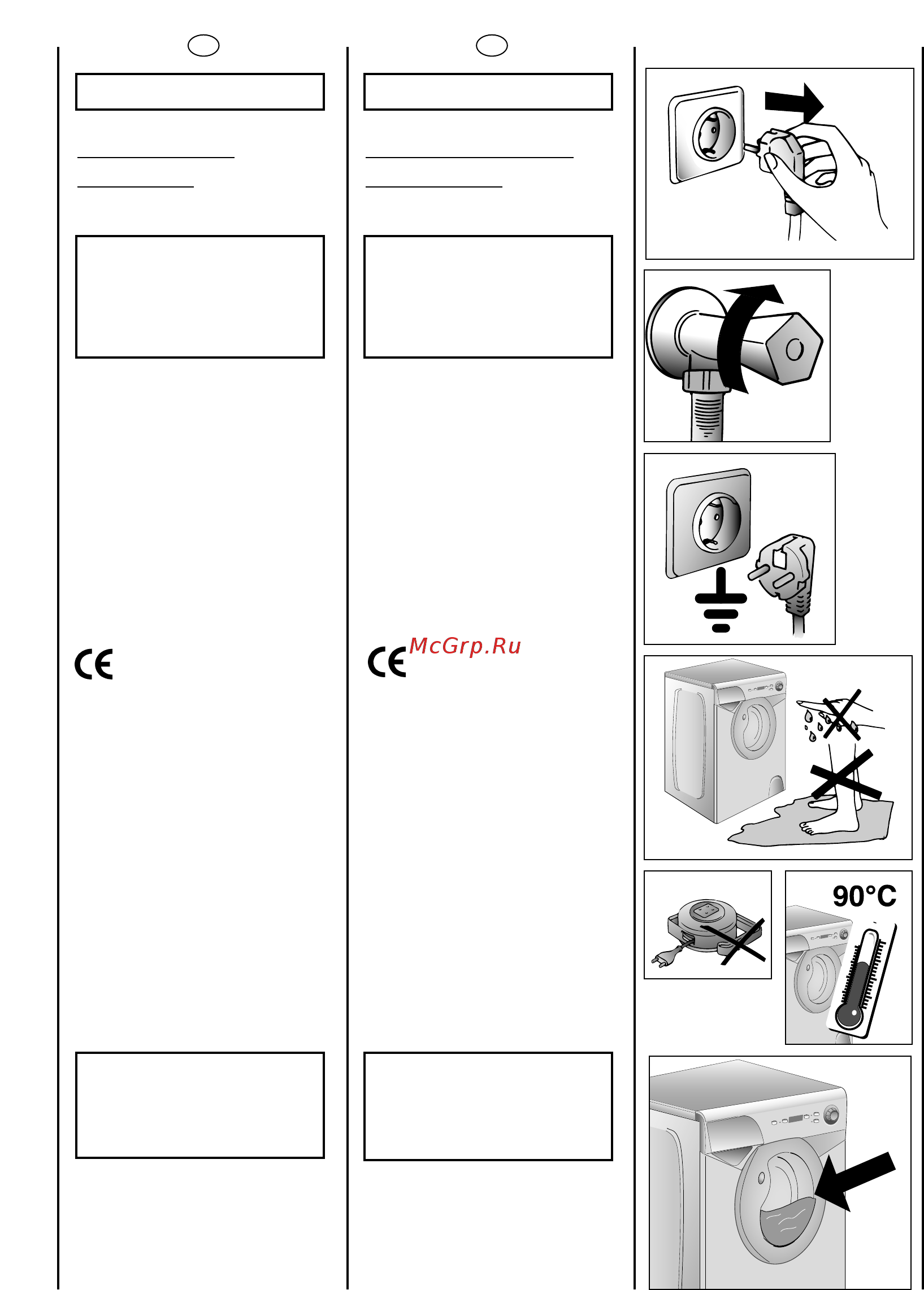 Candy LB AQUA6T CH [10/80] Mesures de securite