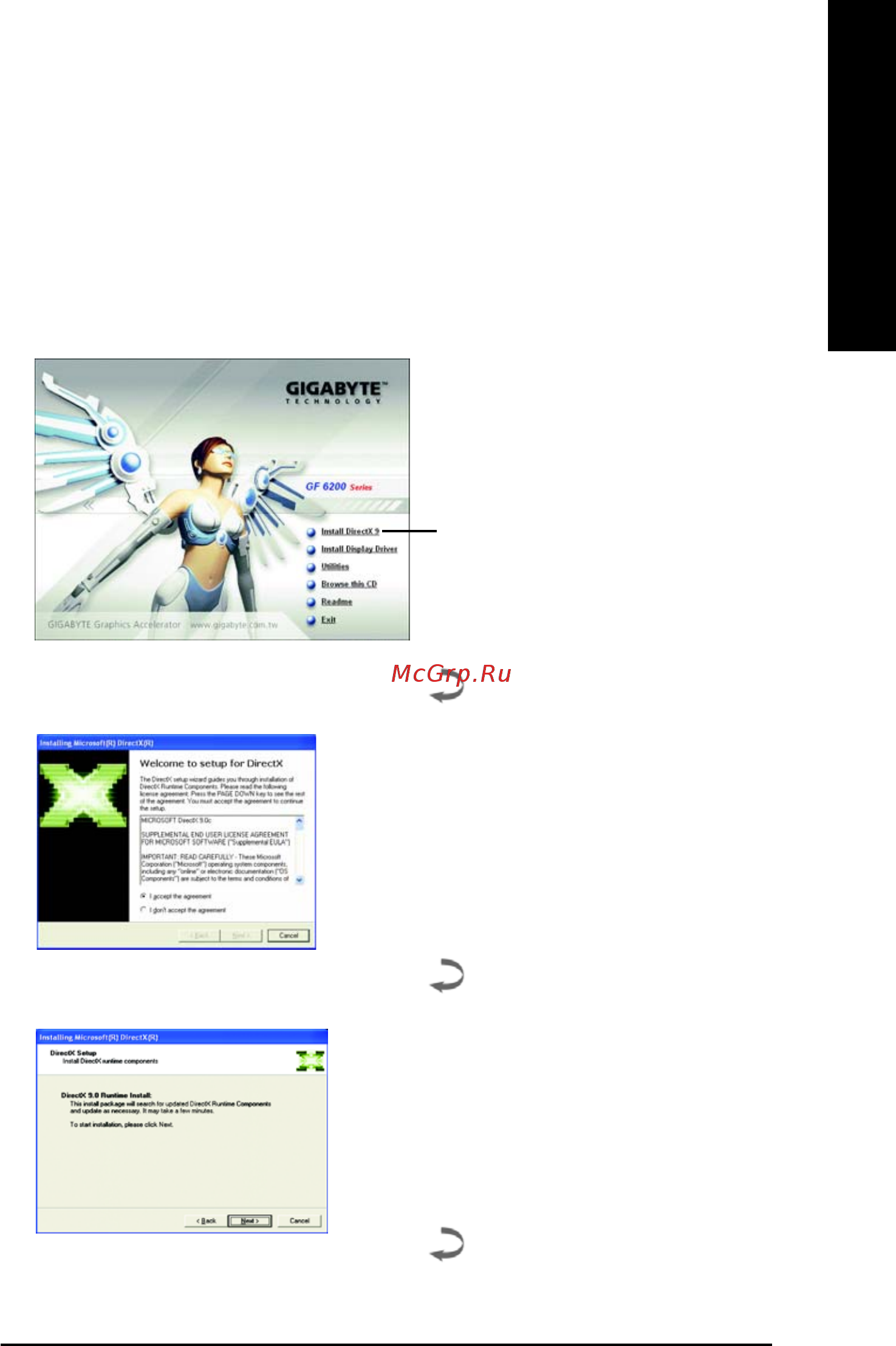 Gigabyte GV-NX62TC256DS [11/68] English