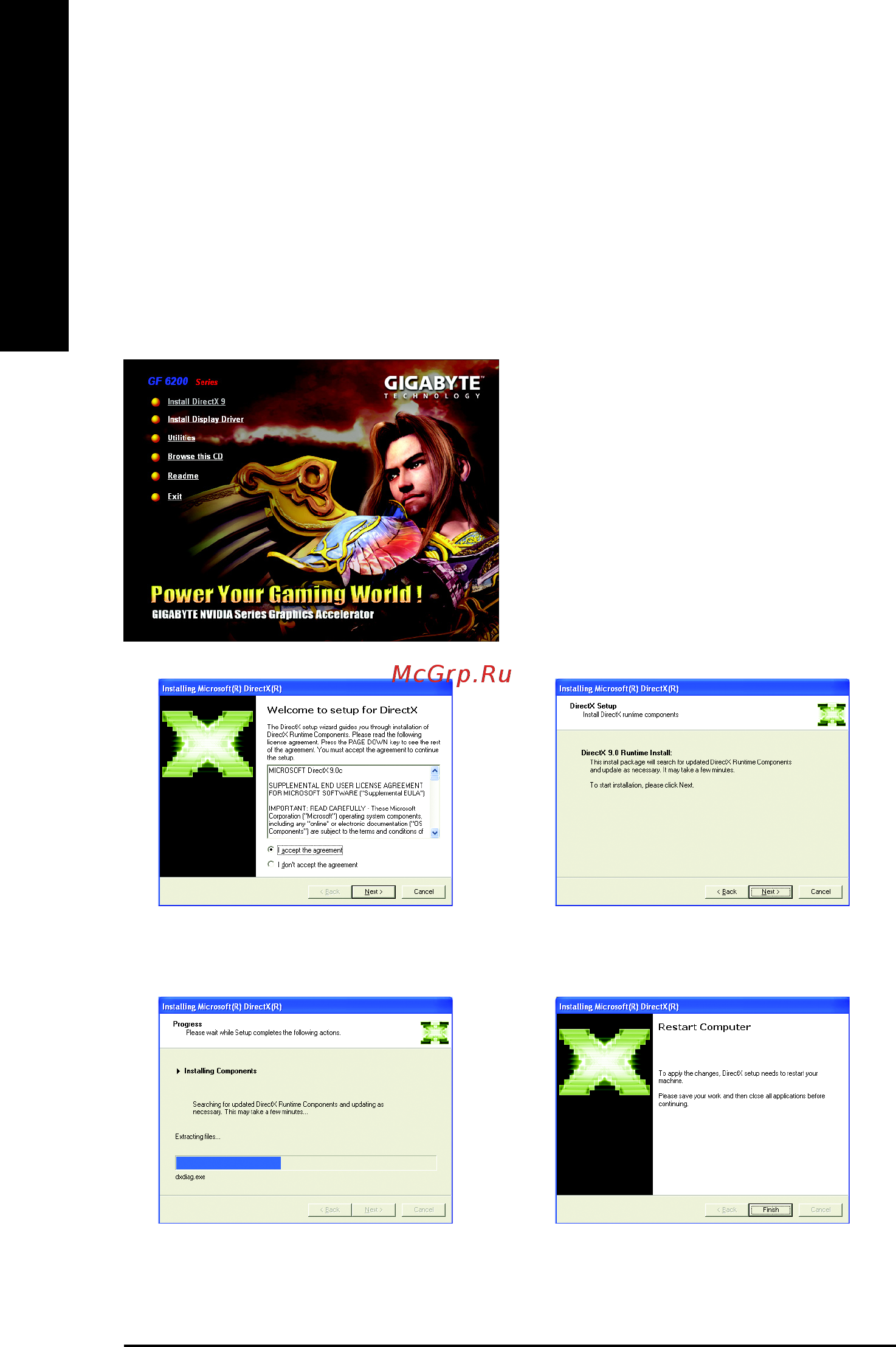 Gigabyte GV-NX62TC256P4-RH [12/34] English