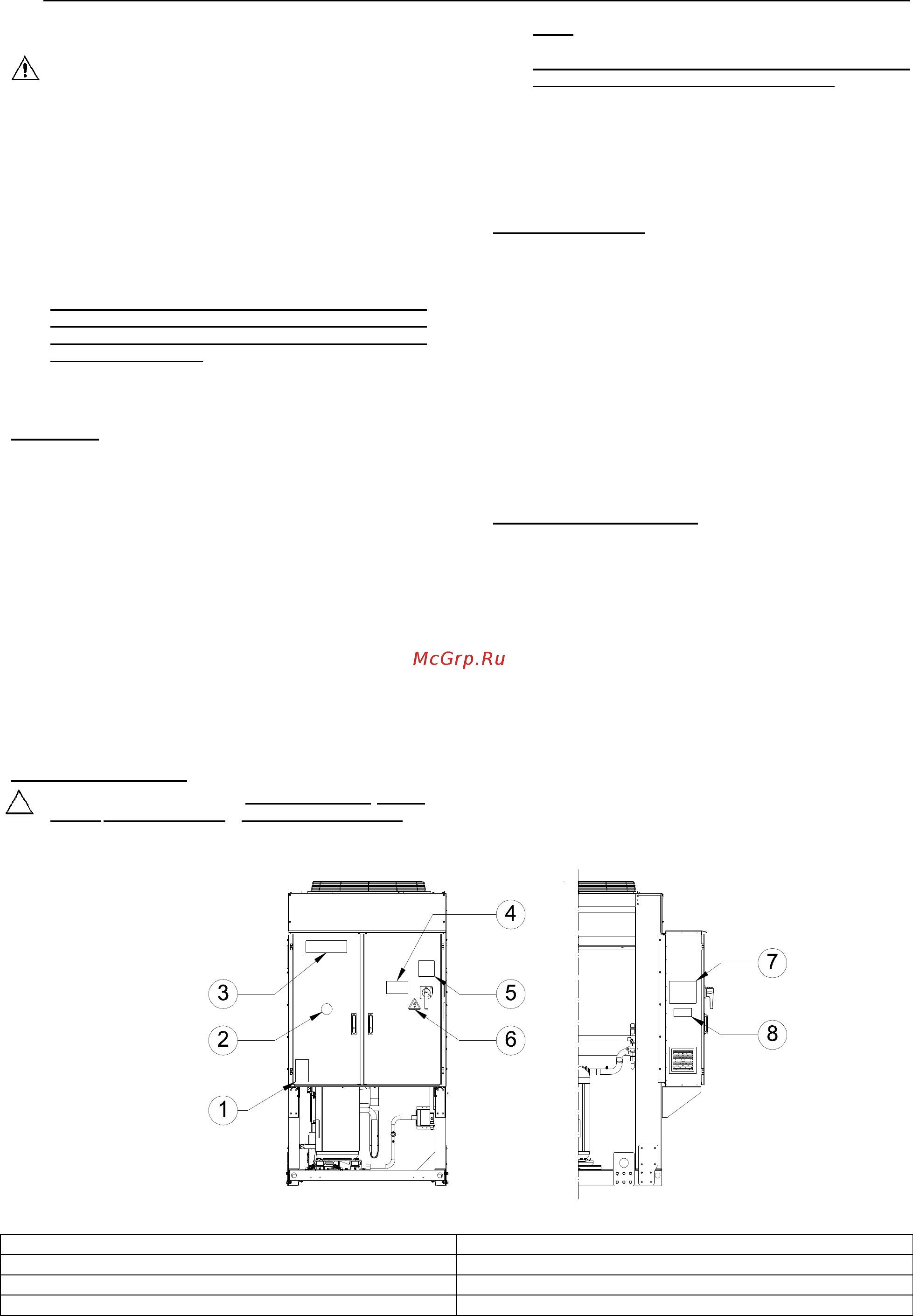 Daikin EWYQ490F-XR [28/208] Figure 1 description des étiquettes appliquées sur le tableau électrique