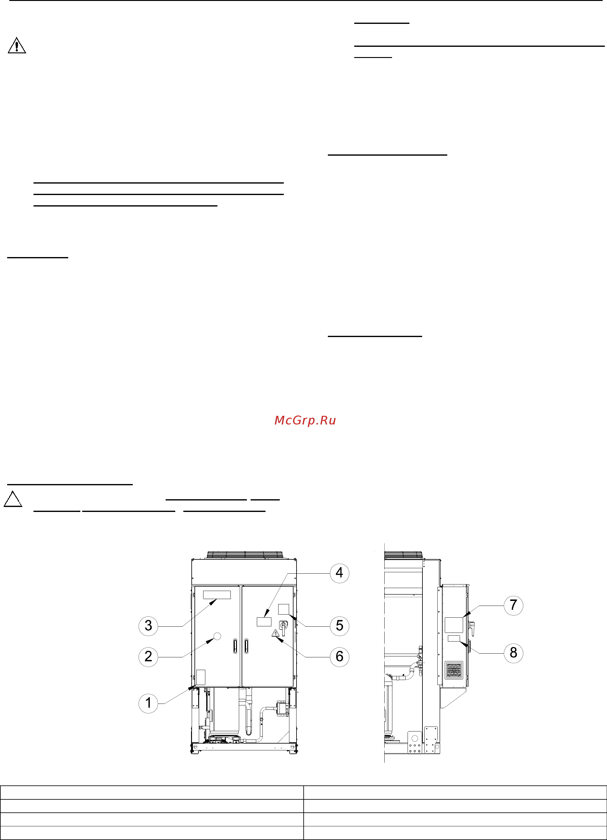 Daikin EWYQ610F-XR [48/208] Figura 1 descripción de las etiquetas aplicadas al panel eléctrico