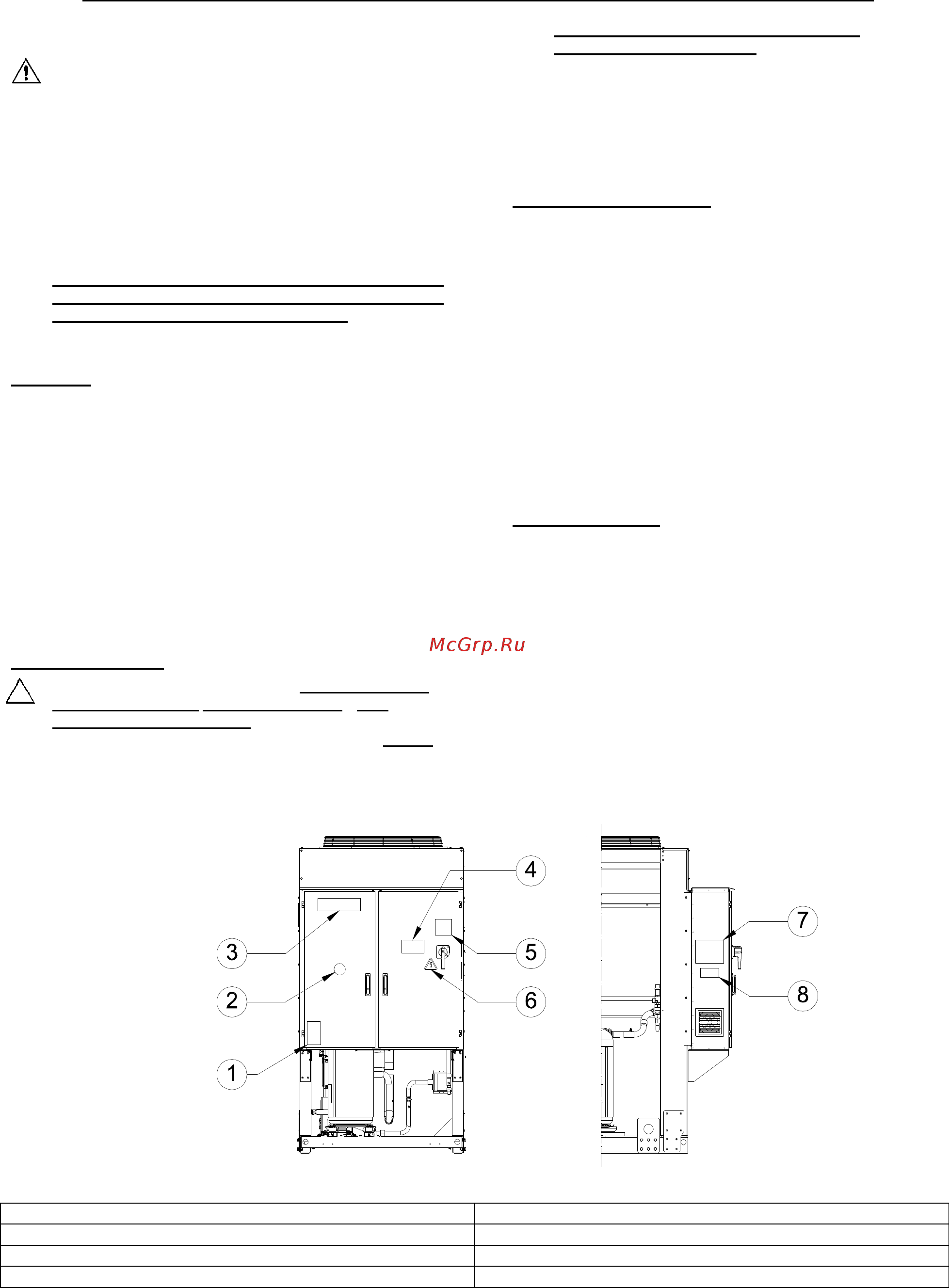 Daikin EWYQ340F-XS [78/208] Figura 1 descrição das etiquetas aplicadas ao painel elétrico