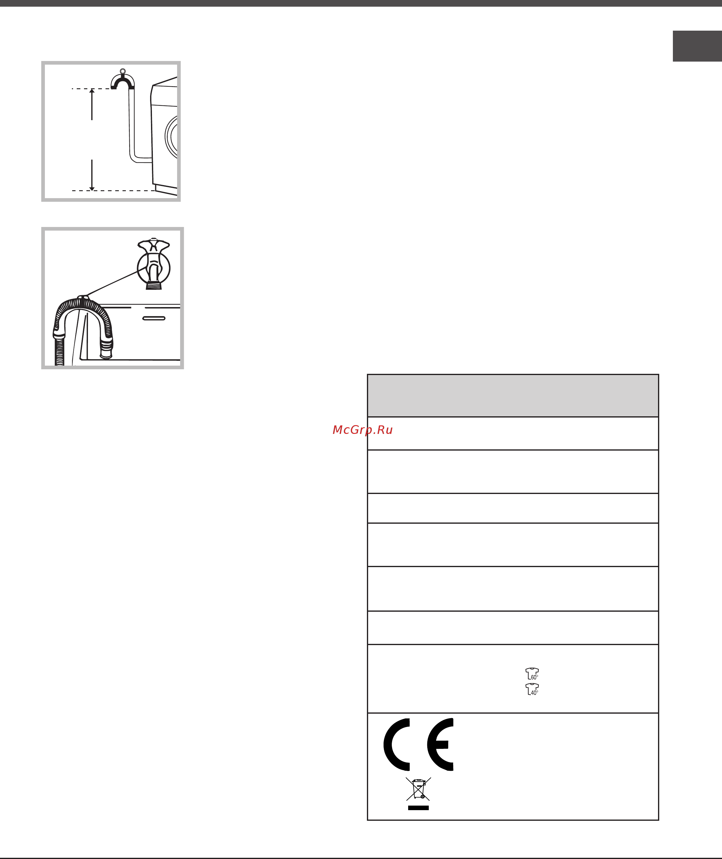 Hotpoint-Ariston AQ103D 49 EU B [3/72] Technical data