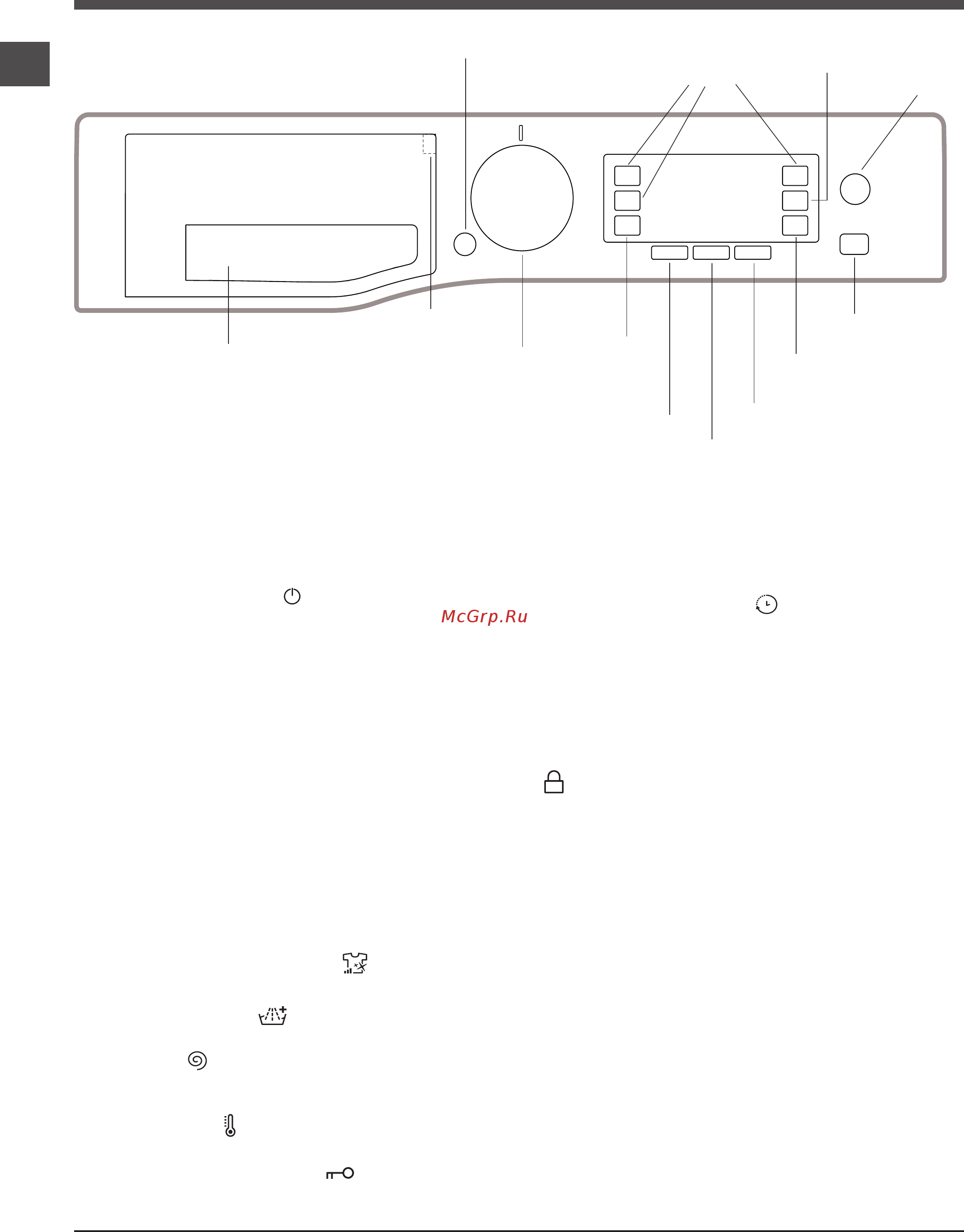 Hotpoint-Ariston RSPD 622 [30/48] Լվացքի մեքենայի նկարագիրը