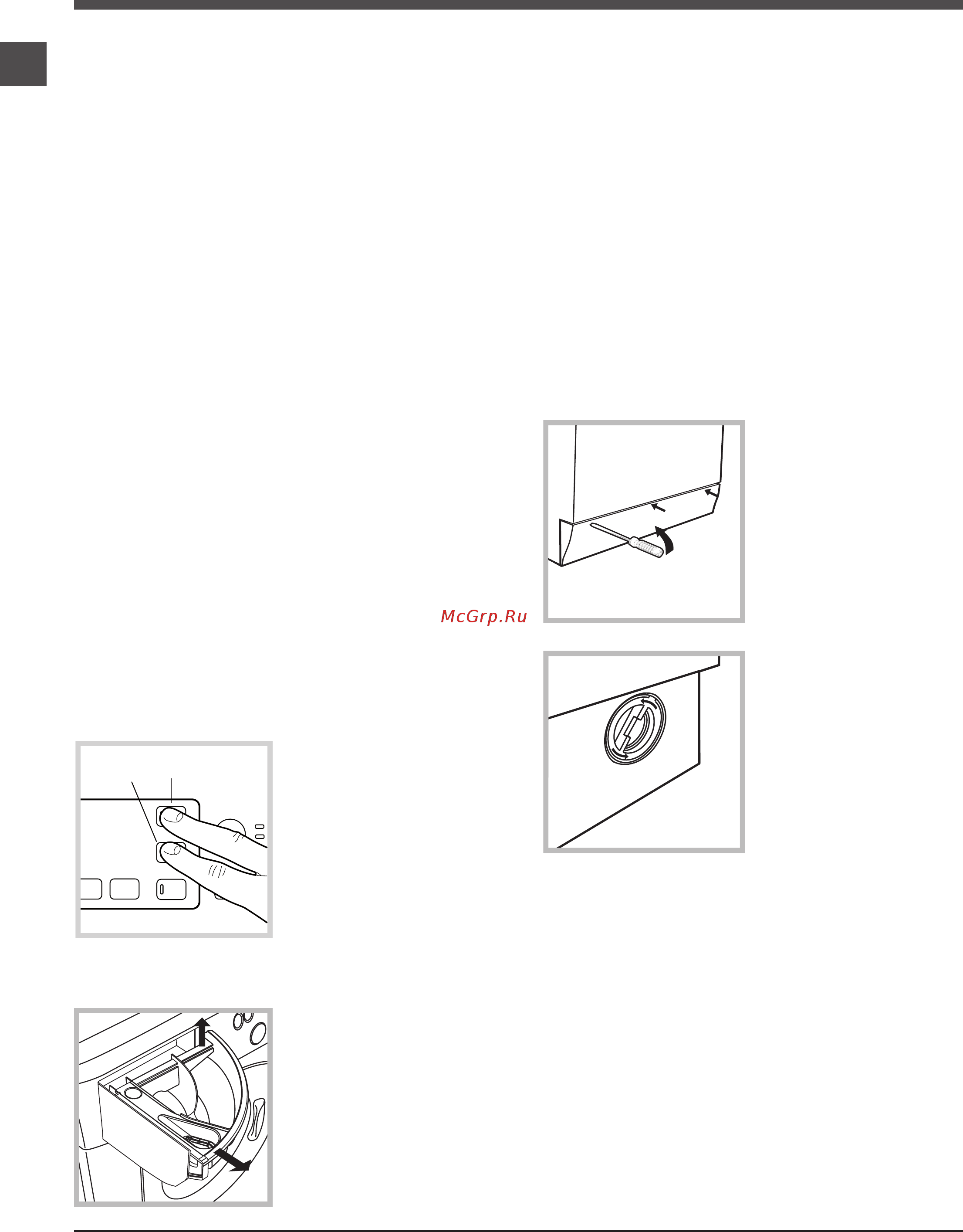Hotpoint-Ariston RSSG 602 [4/24] Миття насосу
