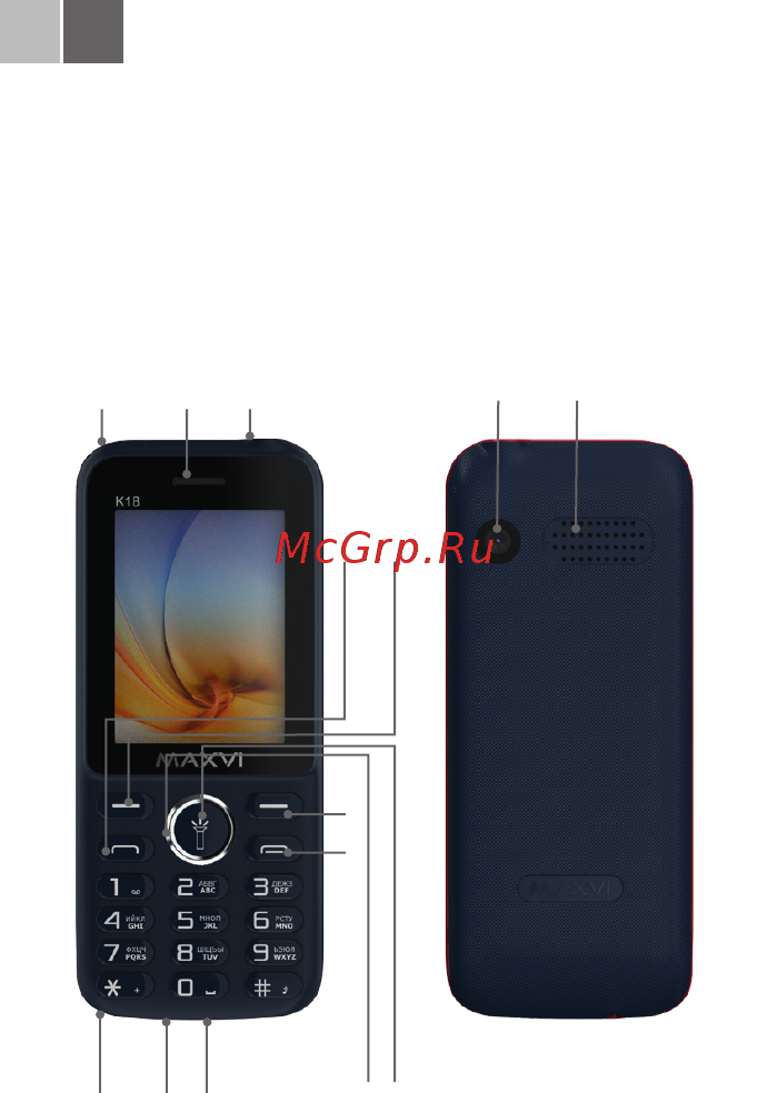Maxvi K18 Black [2/68] Основные элементы