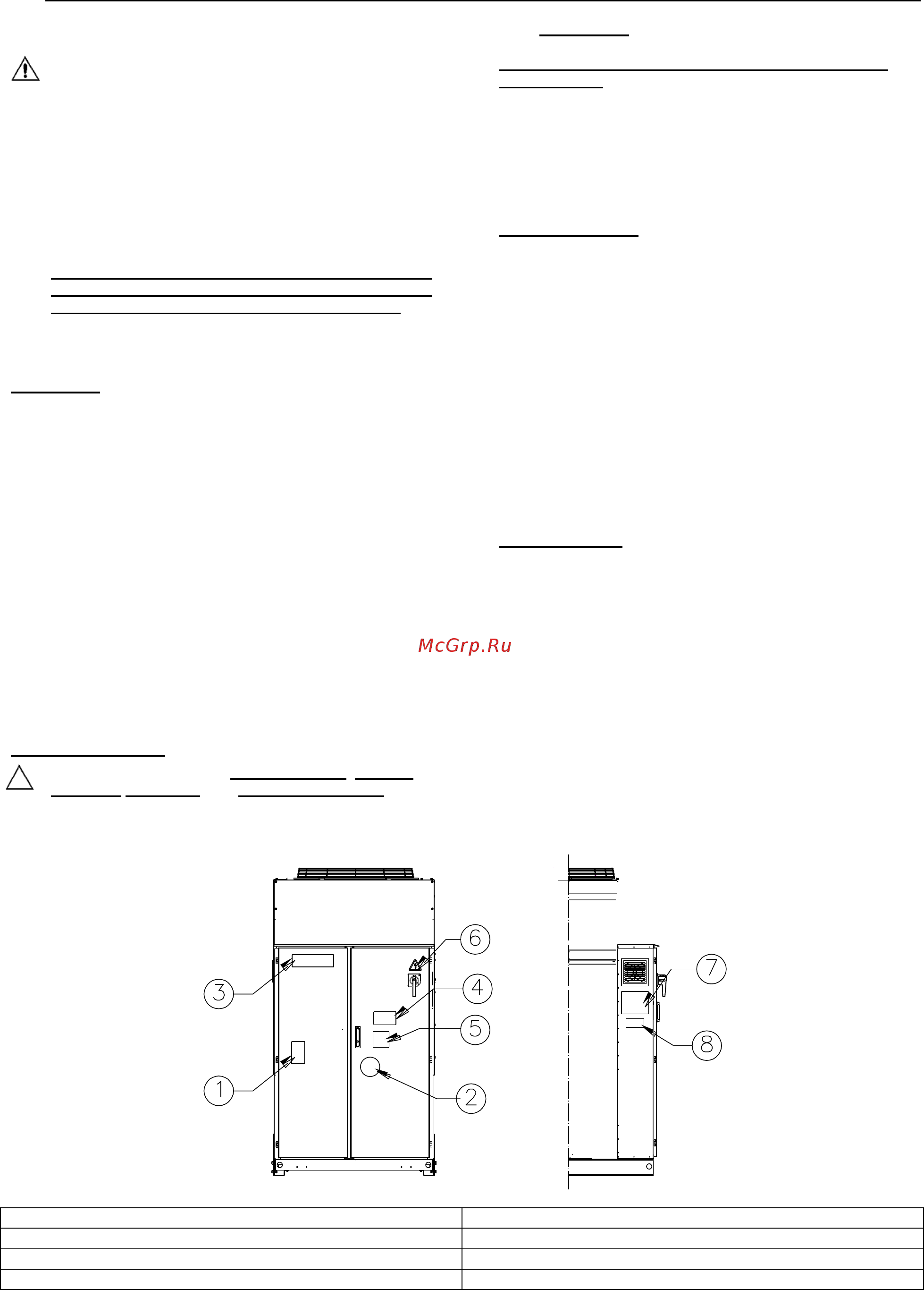 Daikin EWAQ190GZXR [8/248] Figure 1 description of the labels applied to the electrical panel
