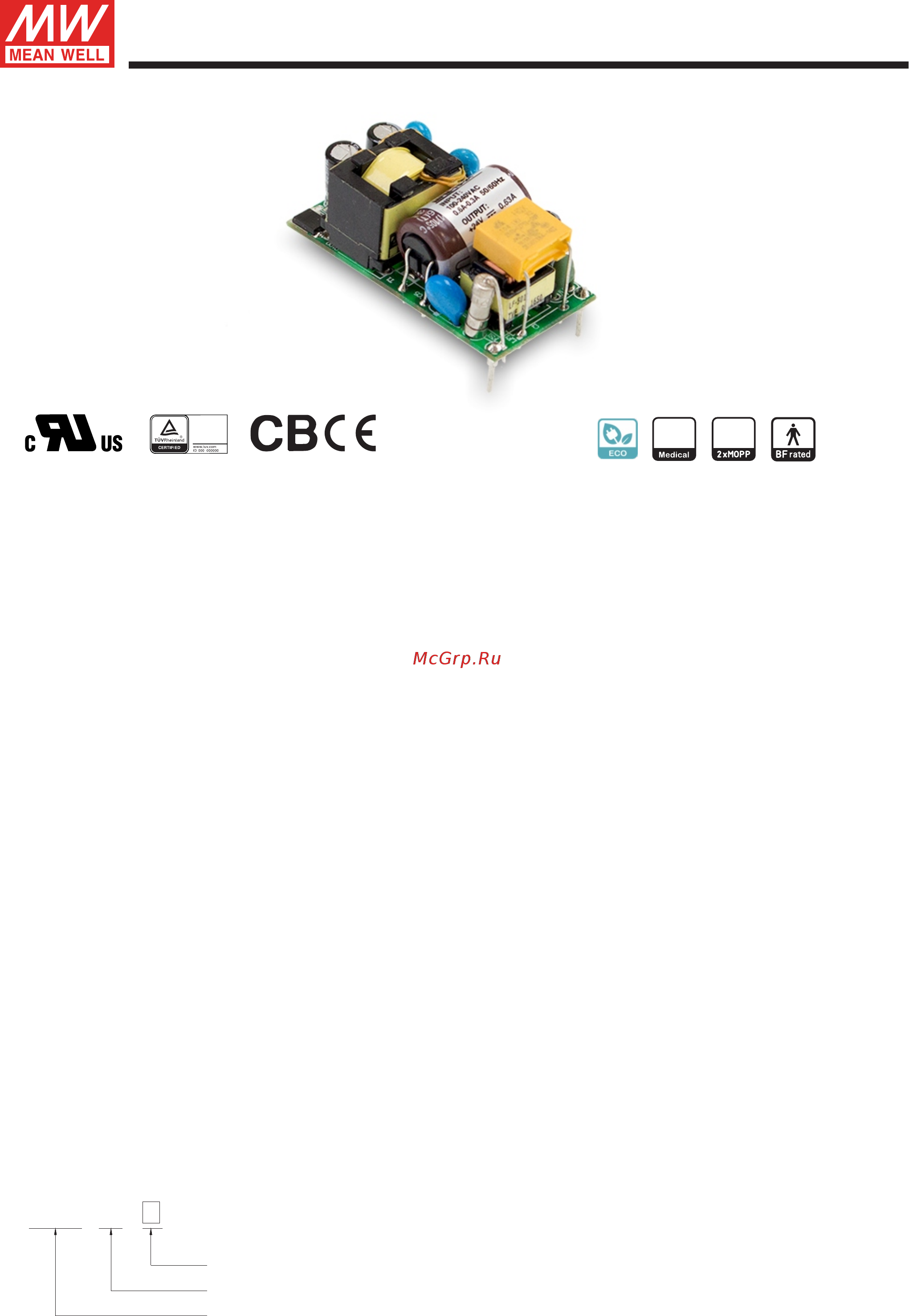 MEAN WELL MP450 Data sheet онлайн