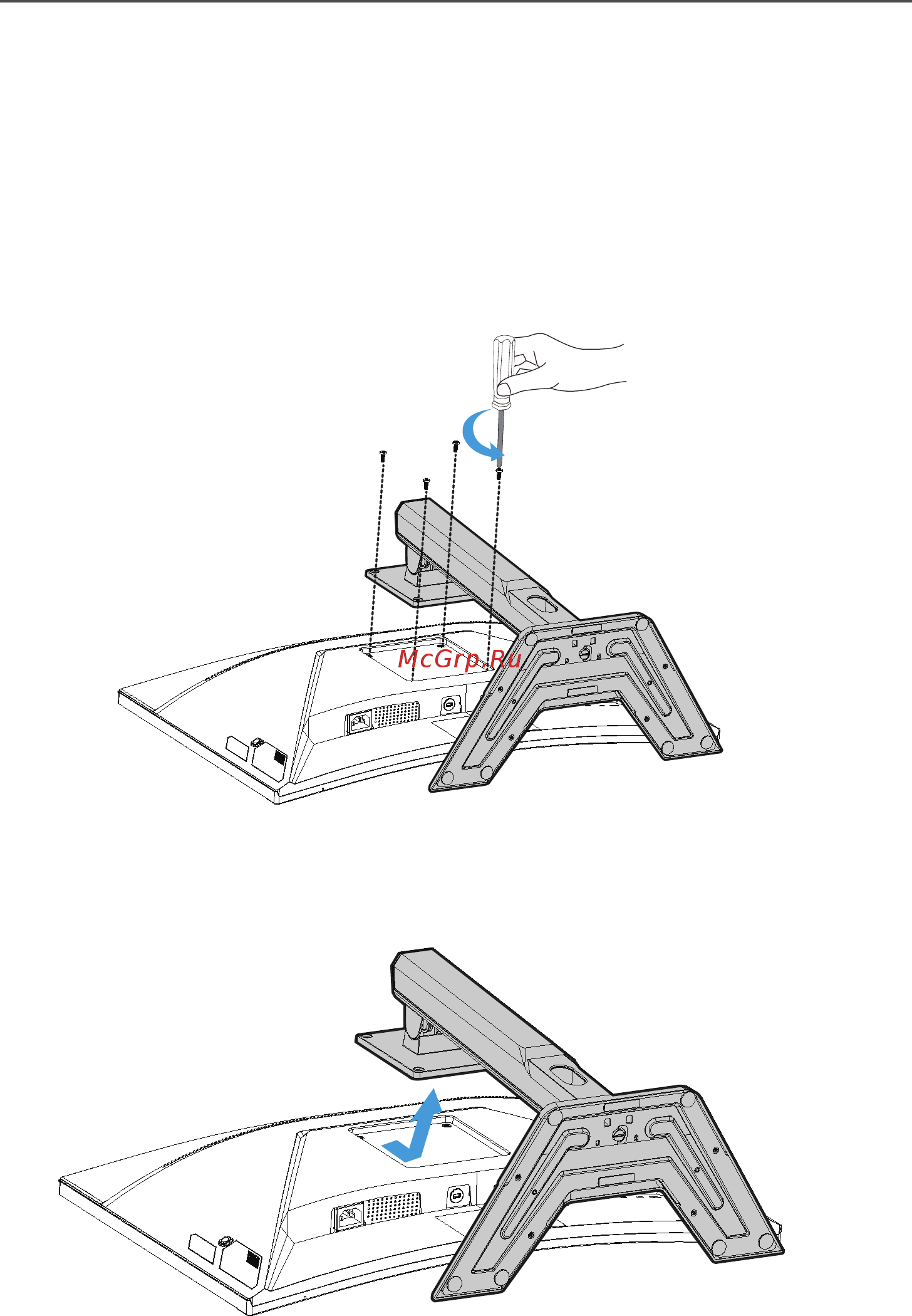 Gigabyte G27FC [22/45] Installing_a_wall mount_bracket_ optiona