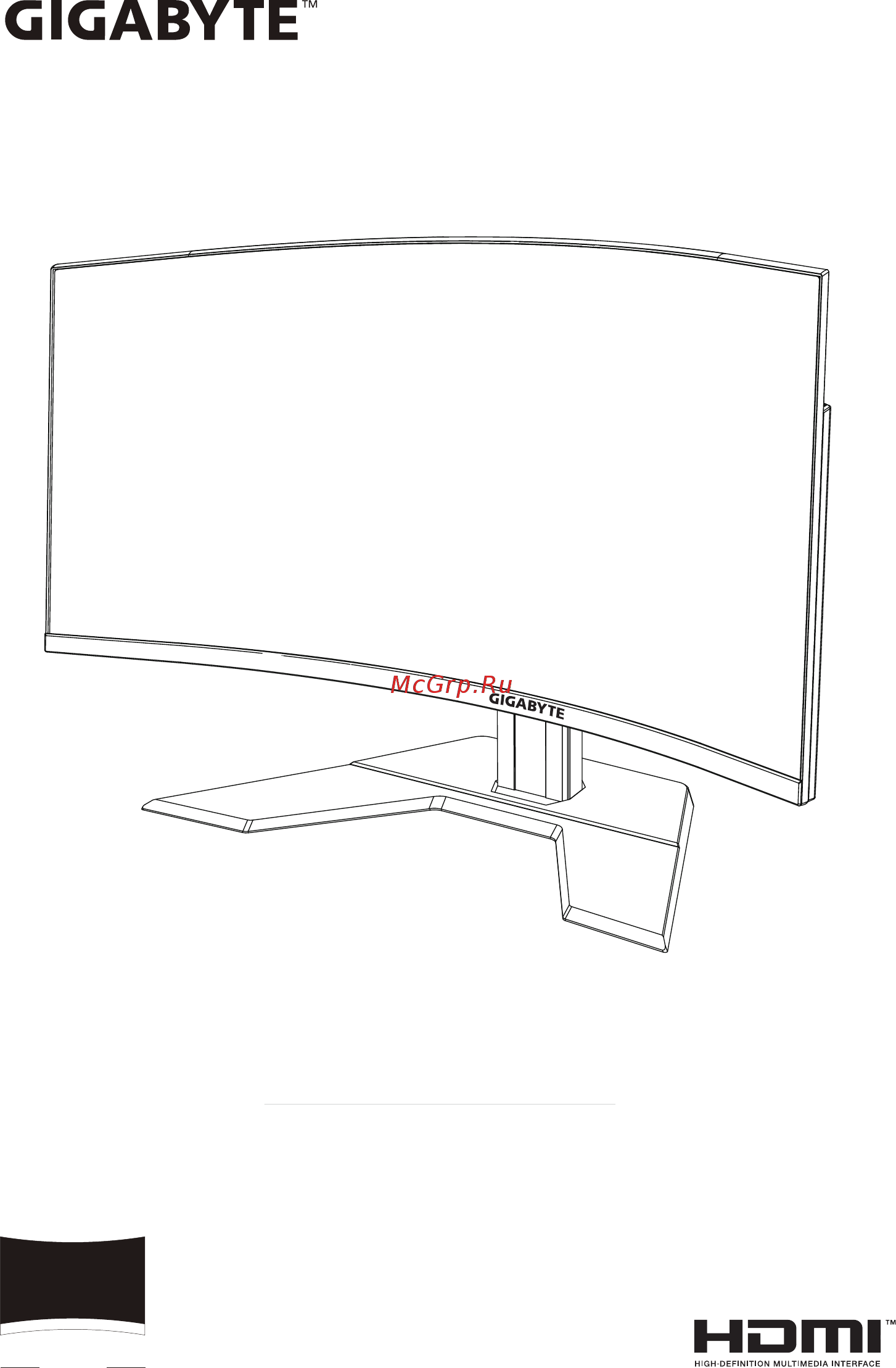 Gigabyte G32QC 9DGG32QCA-00-2ABEK Инструкция онлайн