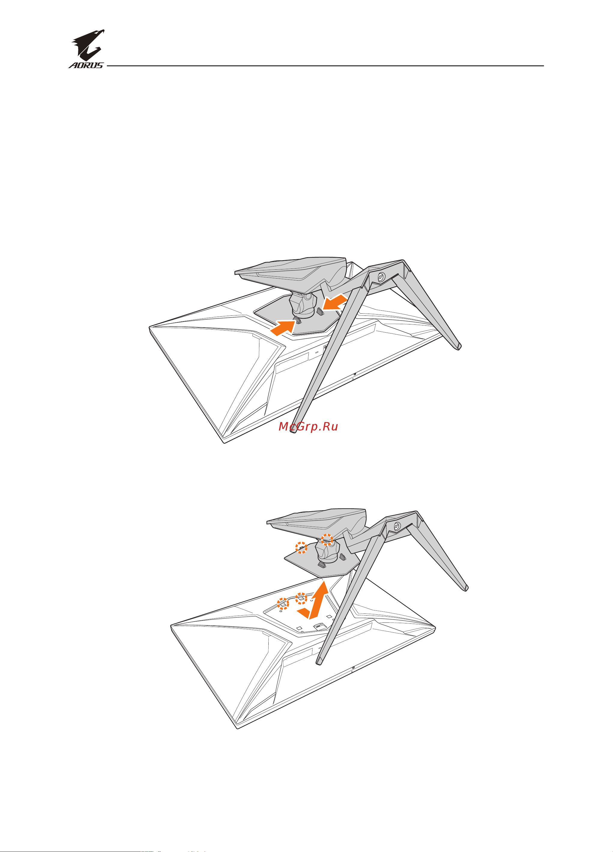 Gigabyte AORUS FI25F [22/45] Installing_a_wall mount_bracket_ optiona