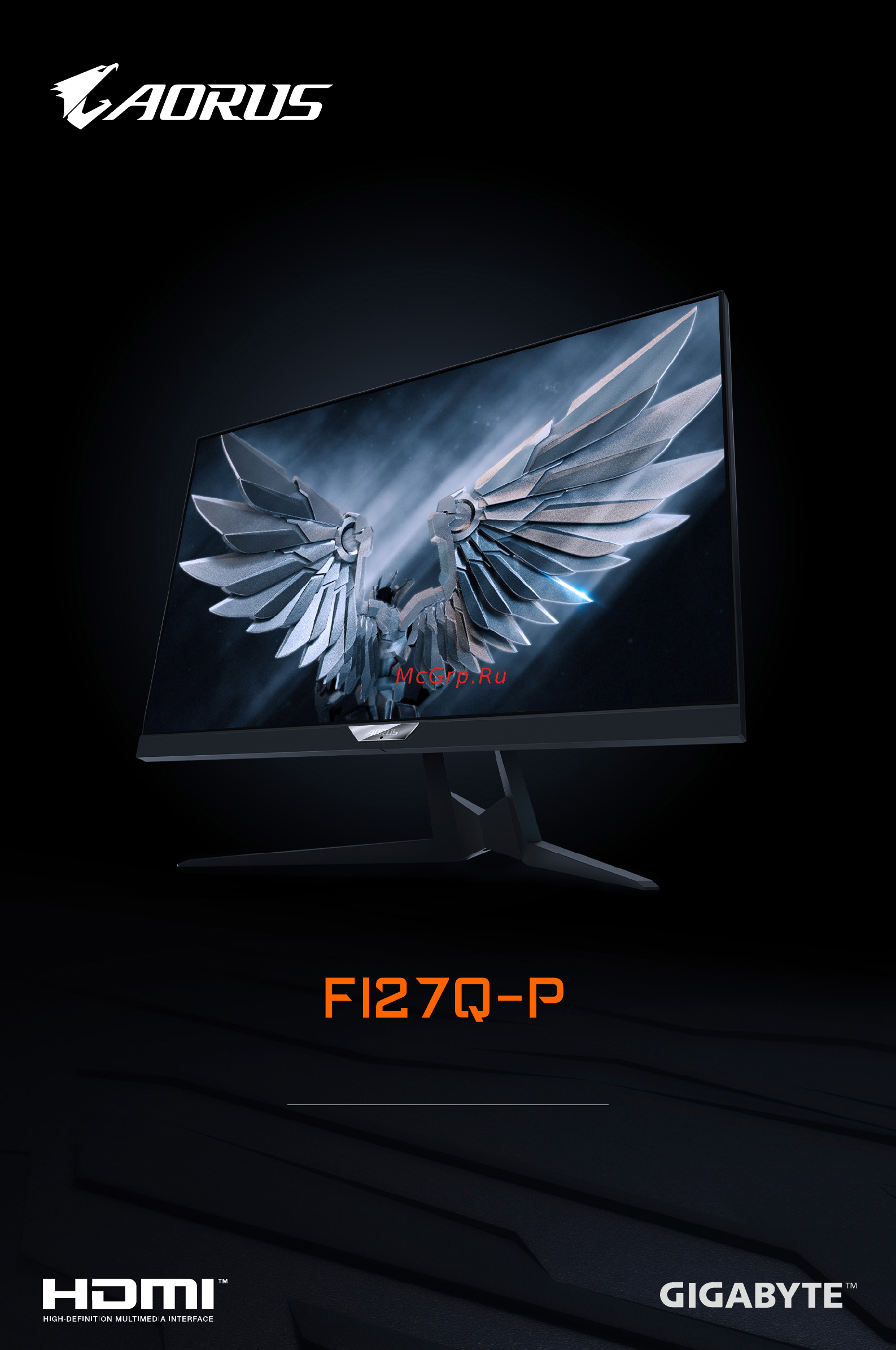 Gigabyte AORUS FI27Q-P Инструкция онлайн