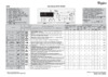 Whirlpool WTLS 60911 Таблица программ
