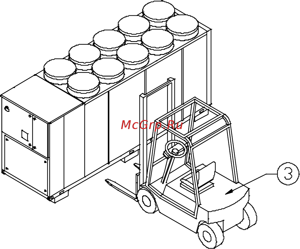 Daikin EWYT215B-XSA2 [11/44] Альтернативный метод может использоваться только для агрегата не более чем с 10 вентиляторами