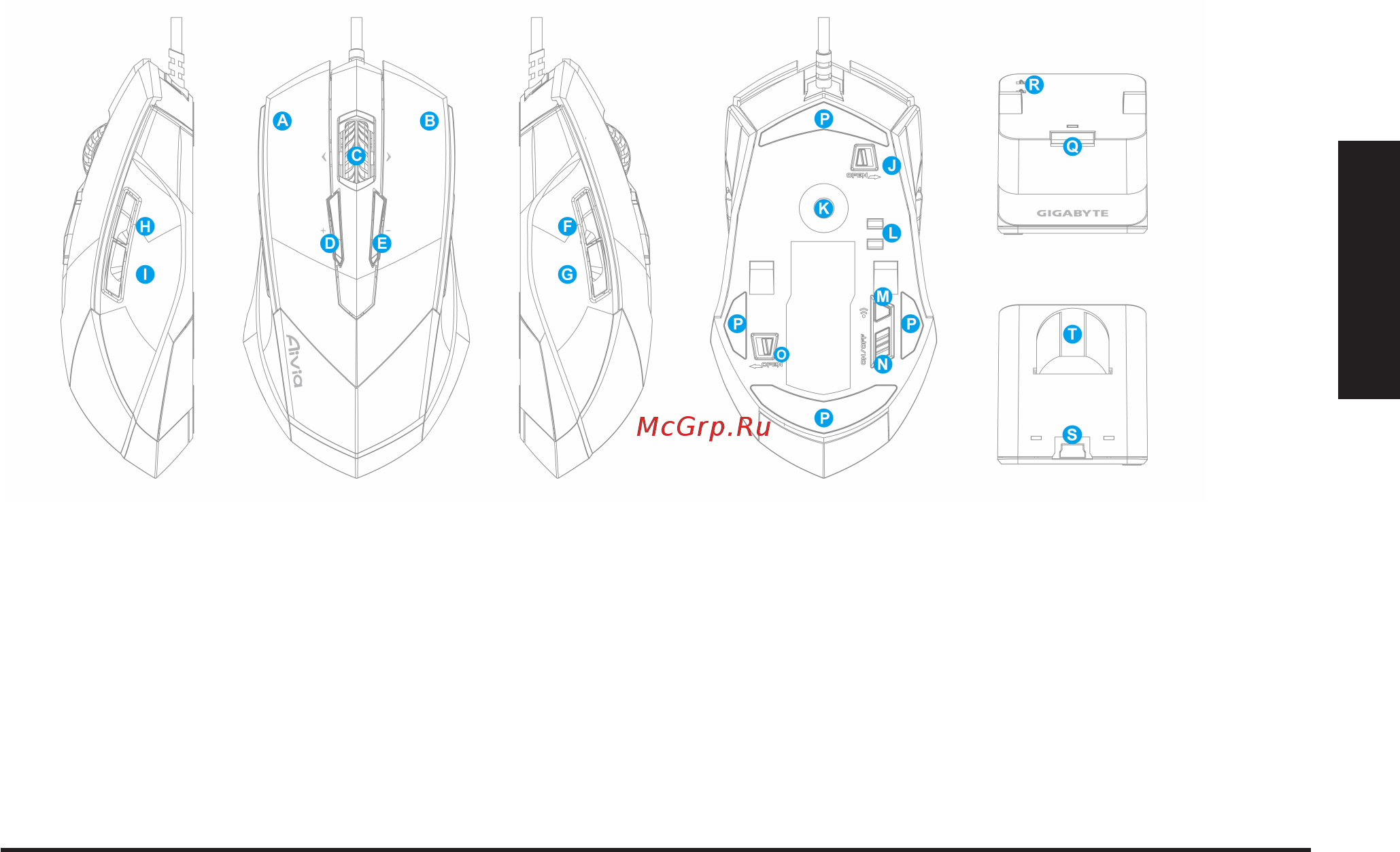Gigabyte Aivia M8600 V2 [15/125] 滑鼠功能說明