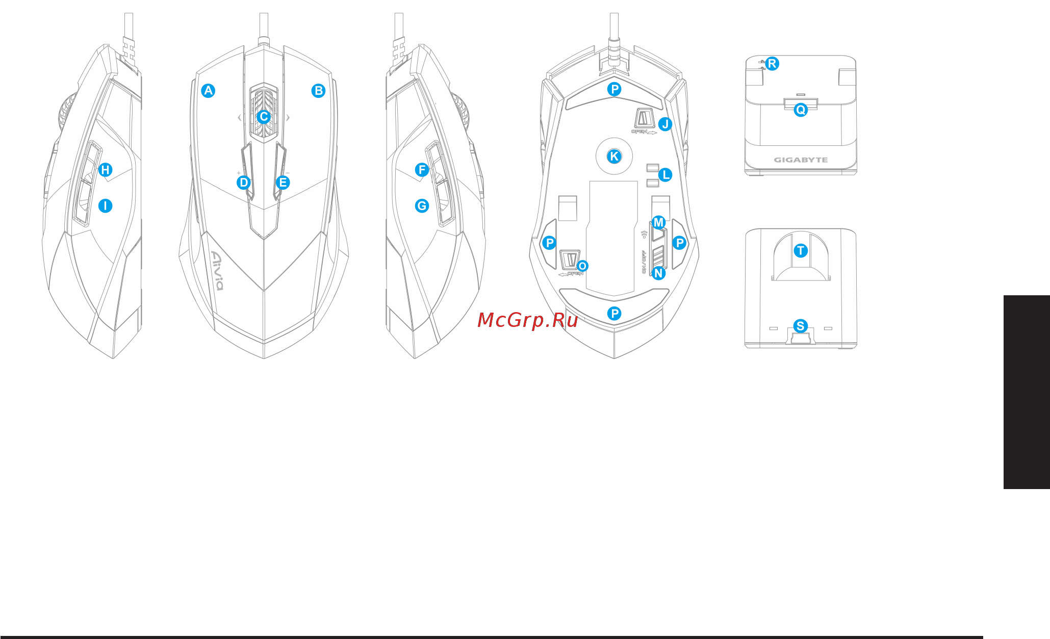 Gigabyte Aivia M8600 V2 [26/125] 滑鼠功能說明