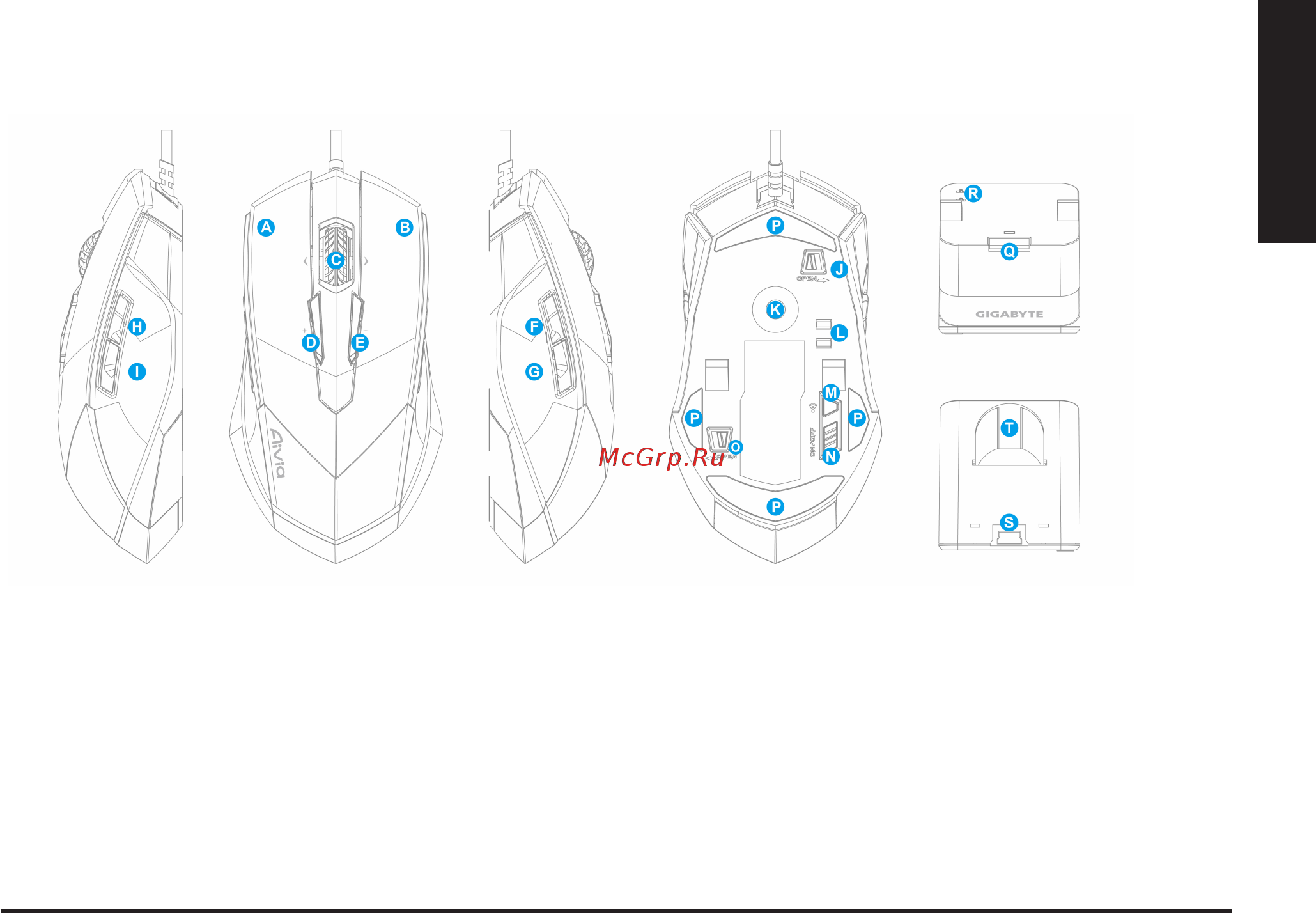Gigabyte Aivia M8600 V2 [46/125] Introduction de la souris