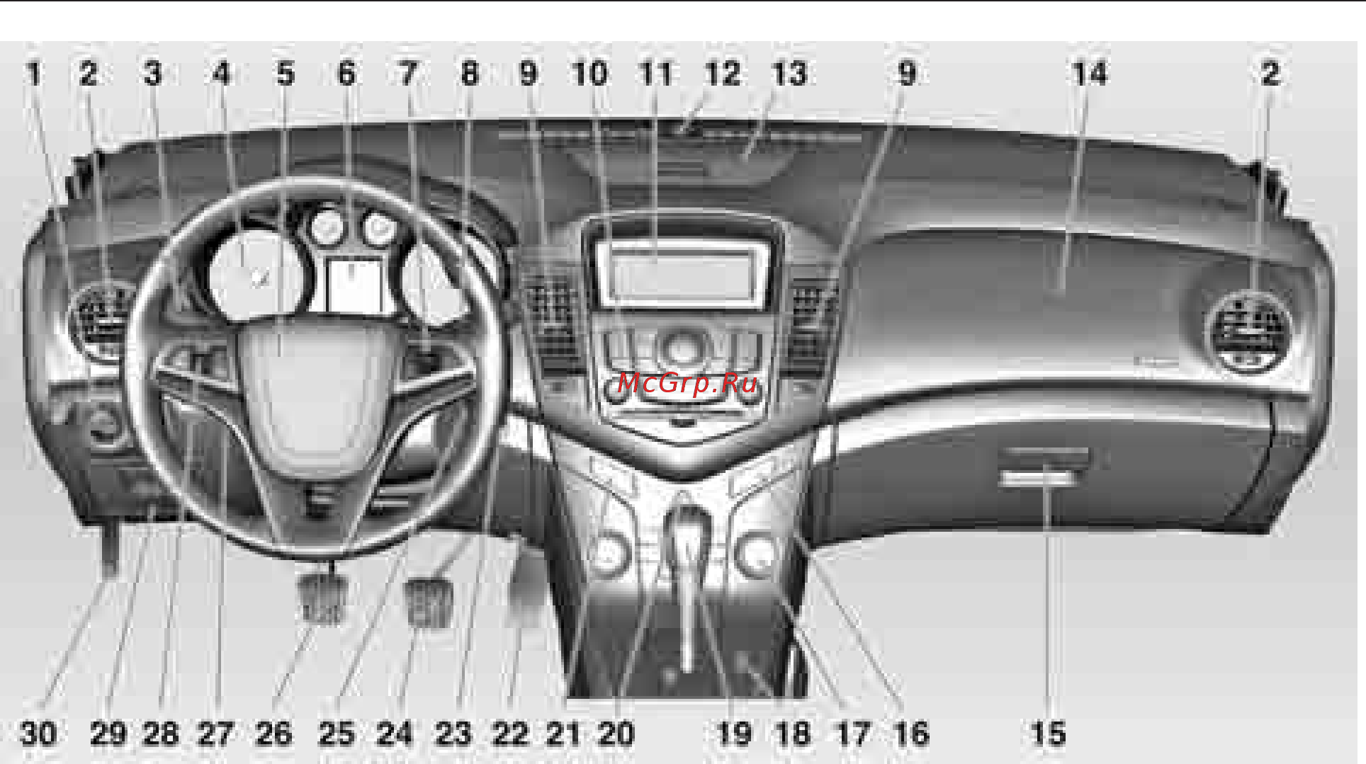 Chevrolet Cruze седан 2010 Руководство пользователя онлайн [11/192] 533864