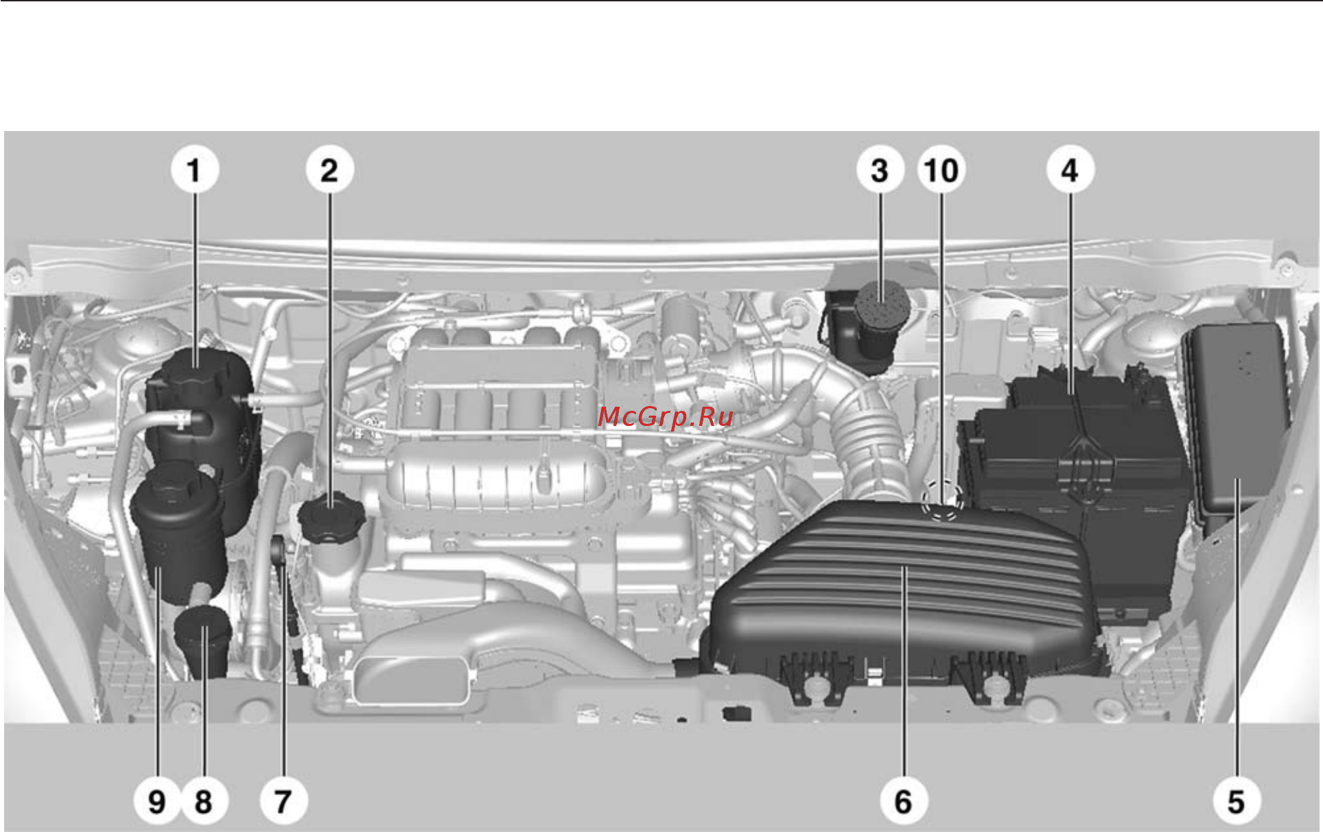 Chevrolet Spark 2012 [138/204] Общий вид моторного отсека