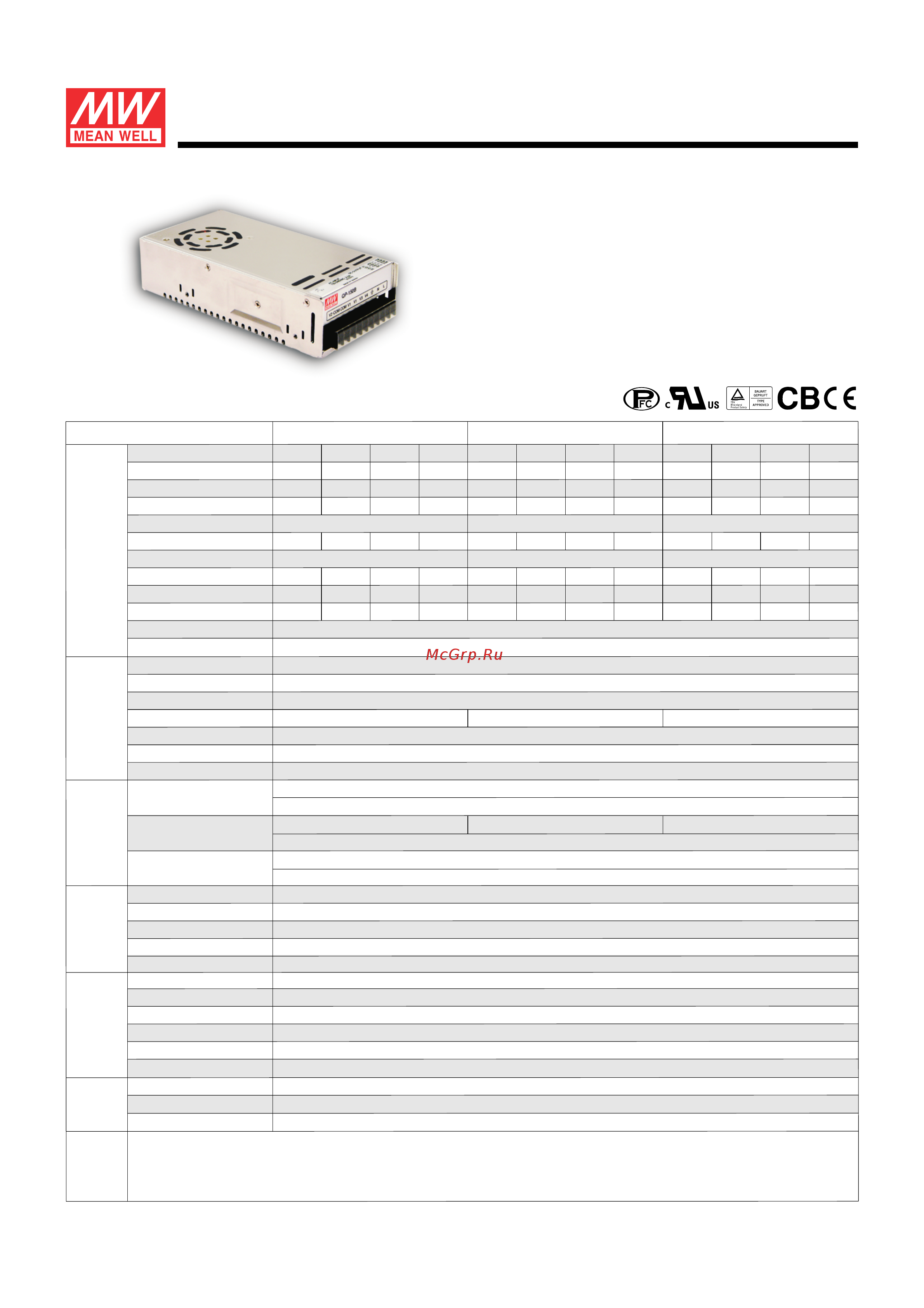 MEAN WELL QP-150B [2/5] Series