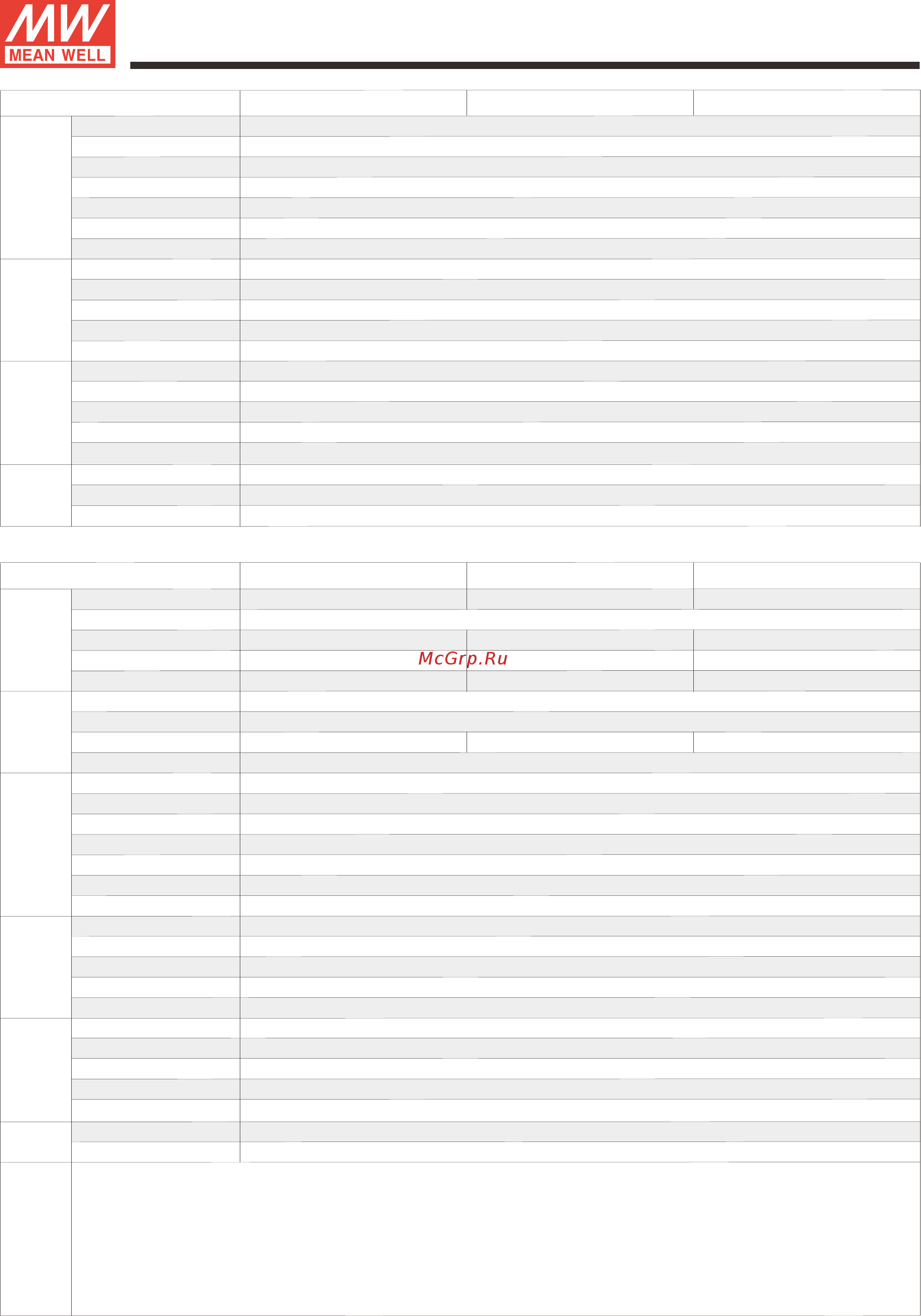 MEAN WELL RCP-1000-48-C [2/8] Specification rack system