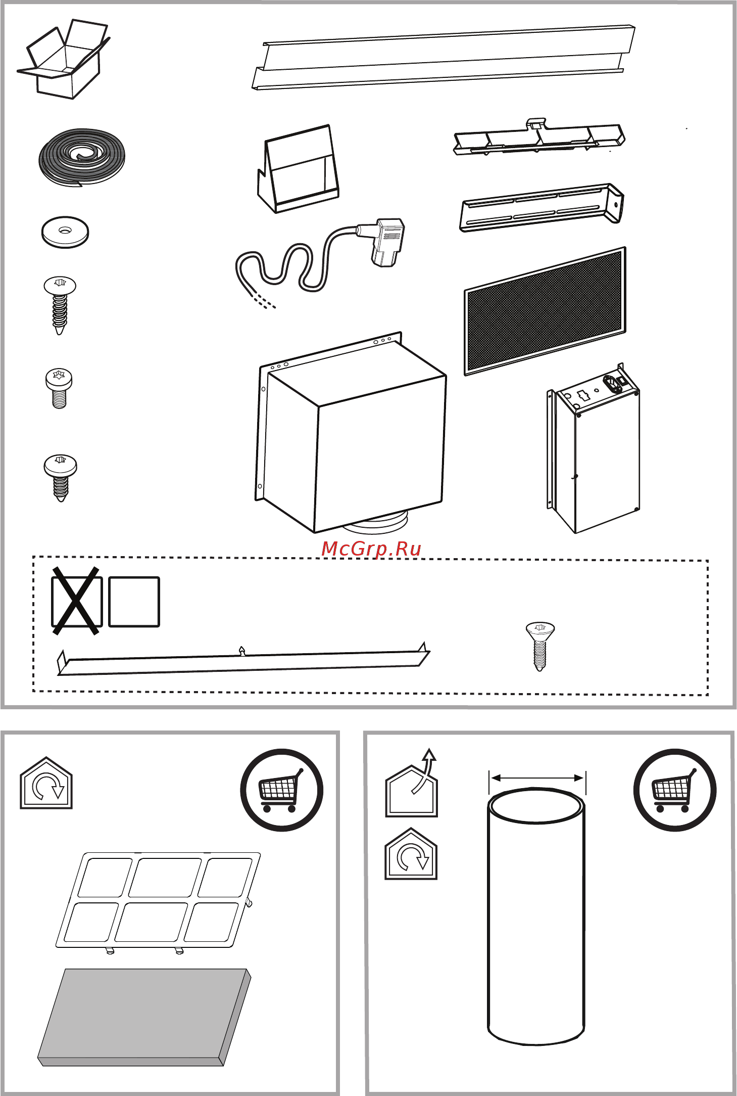 Elica GETUP CAST IRON/A/90 Инструкция по монтажу и эксплуатации онлайн [2/196] 534080