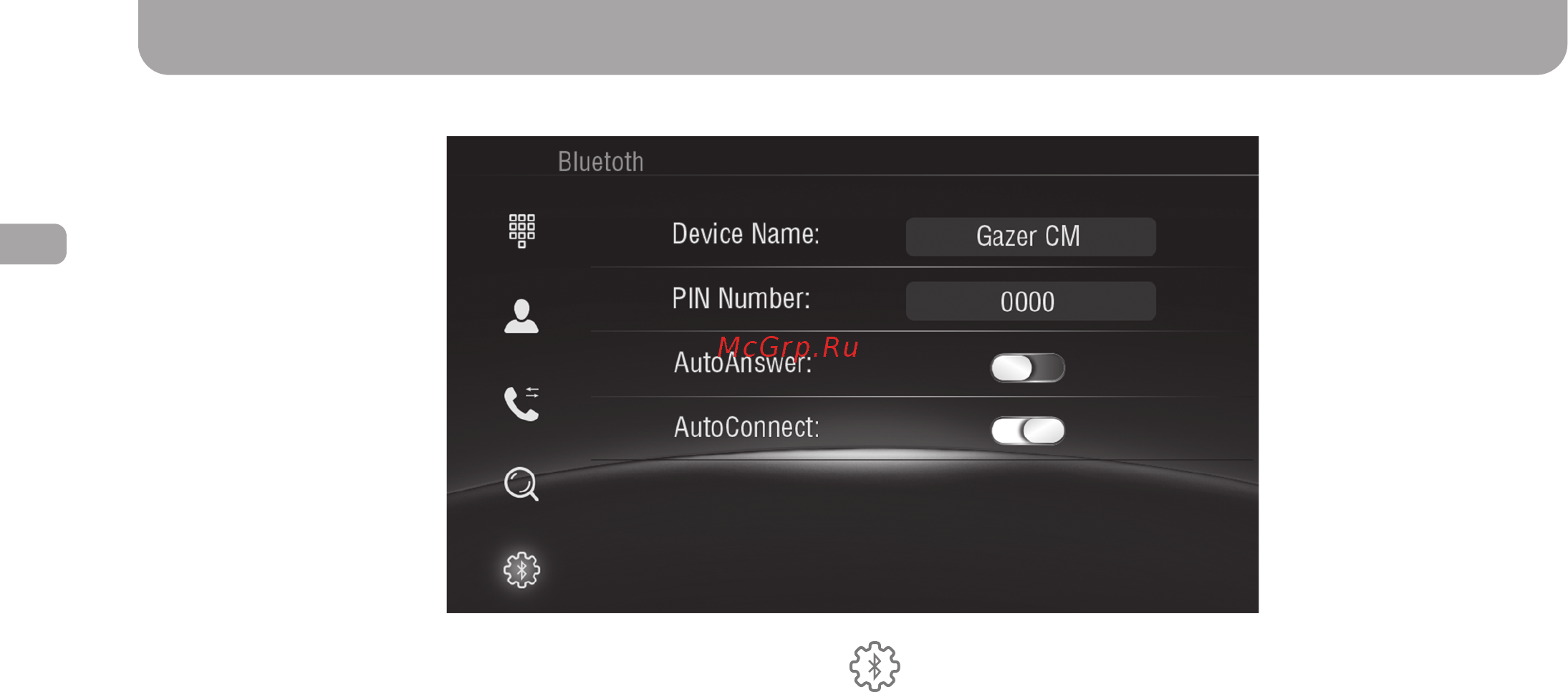 Gazer CM6008-T300 [77/93] Додаток bluetooth
