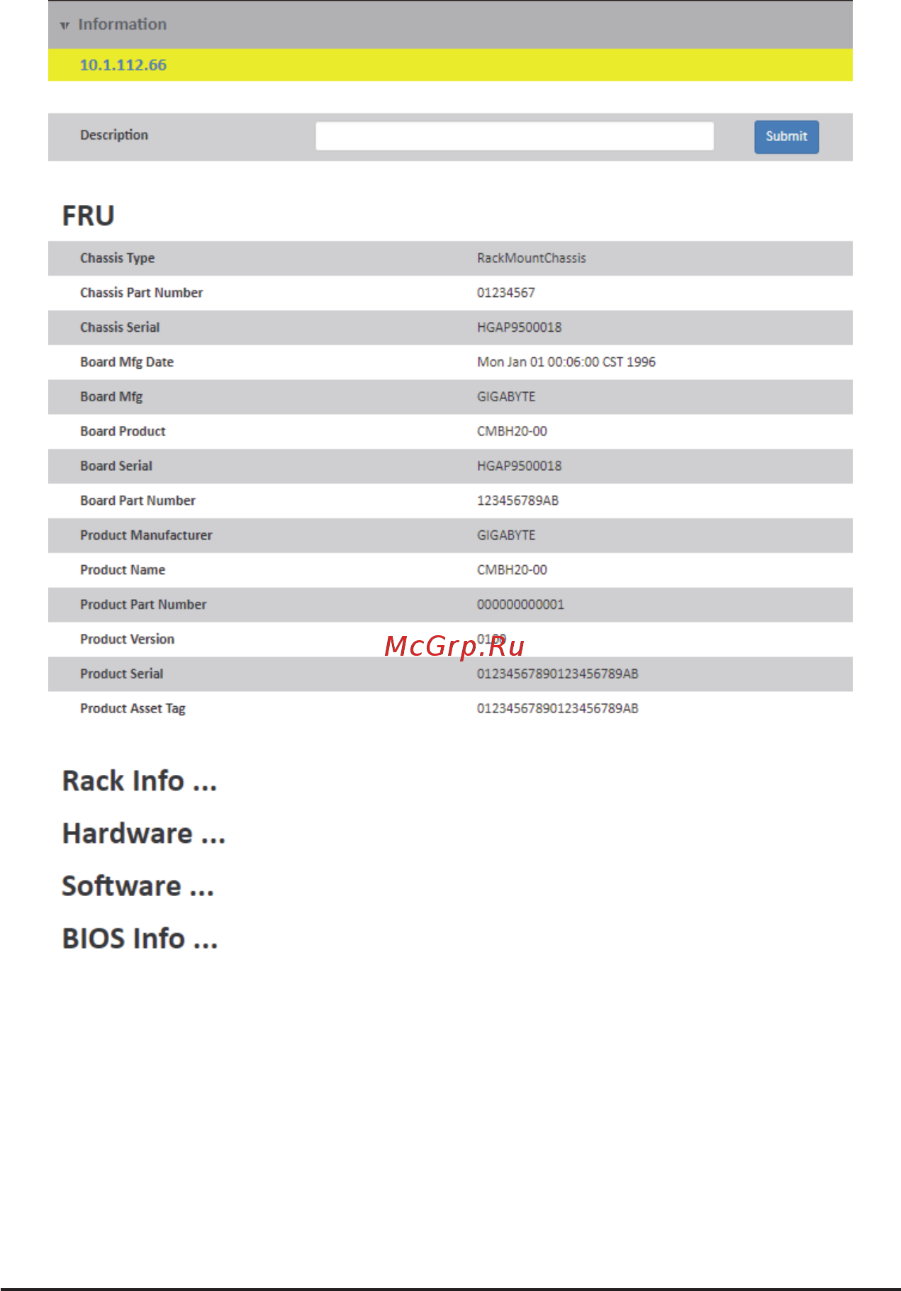 Gigabyte G292-Z22 (rev. 100) [26/68] 3 1 information