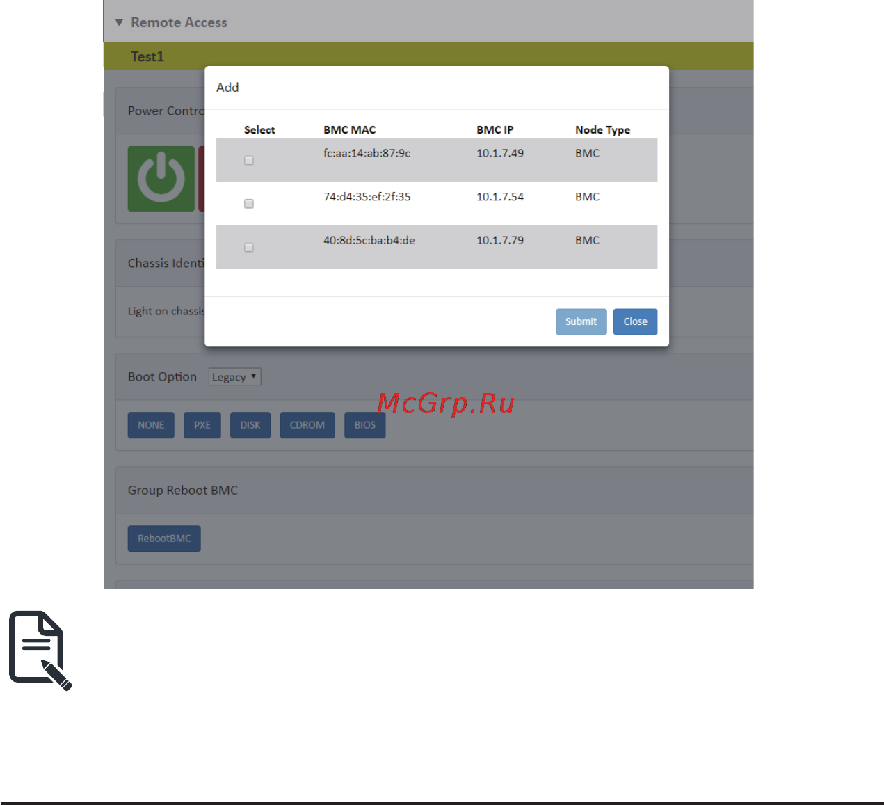 Gigabyte G492-ZD0 (rev. 100) [45/68] 4 2 remote access