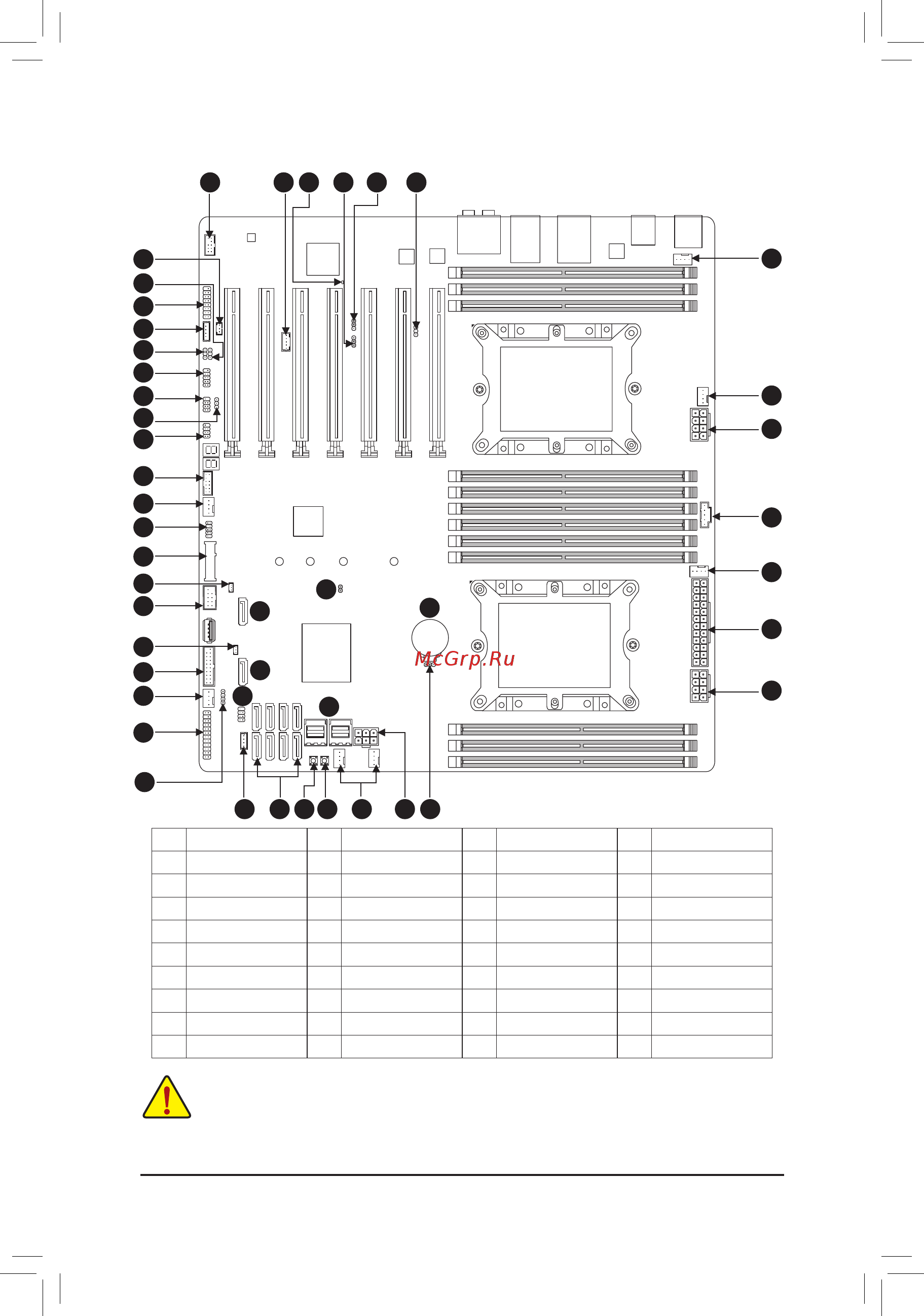 Gigabyte C621-WD12-IPMI (rev. 1.0) [14/47] 6 internal connectors
