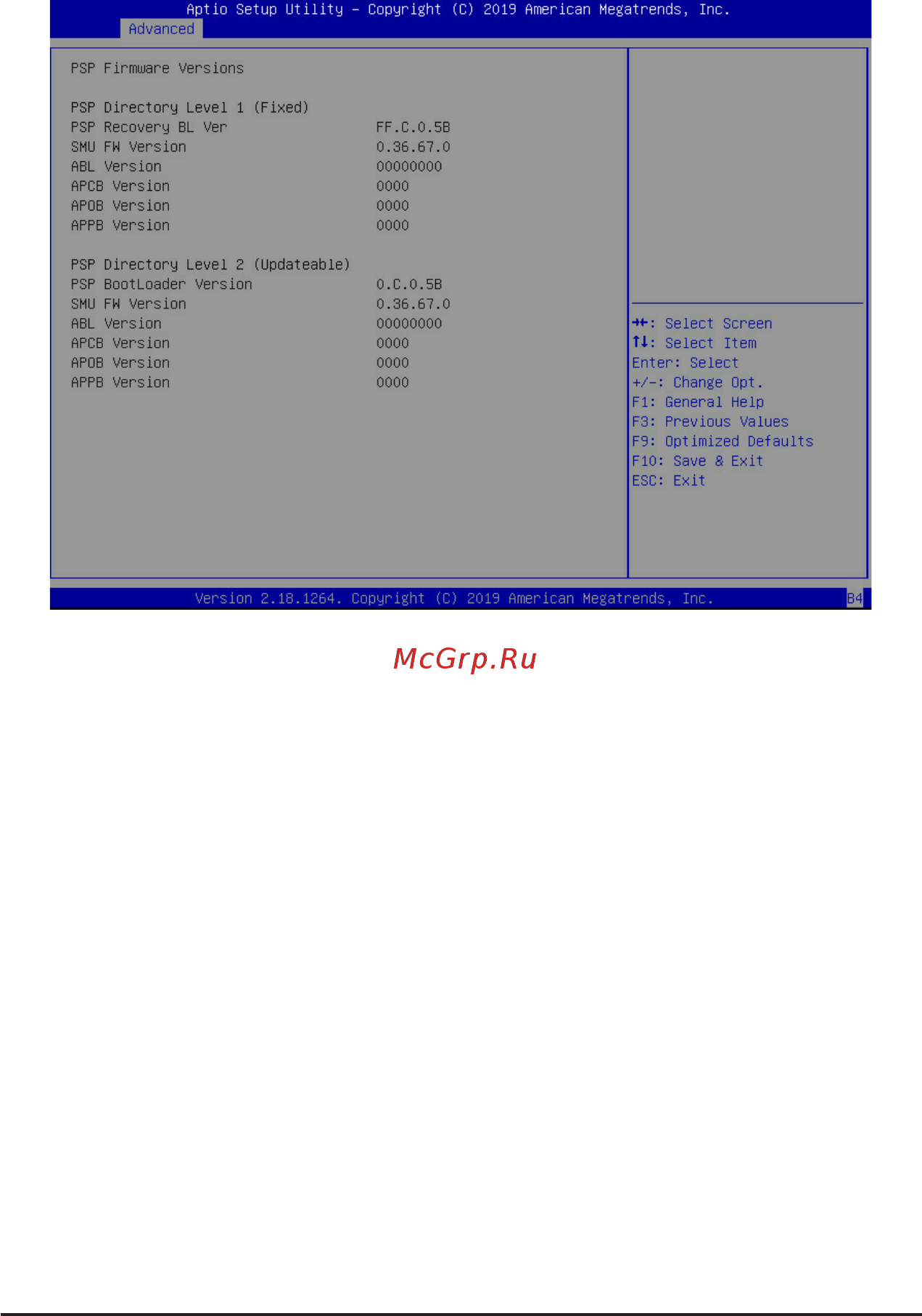 Gigabyte MZ32-AR0 (rev. 1.0) [34/146] 2 2 psp firmware versions