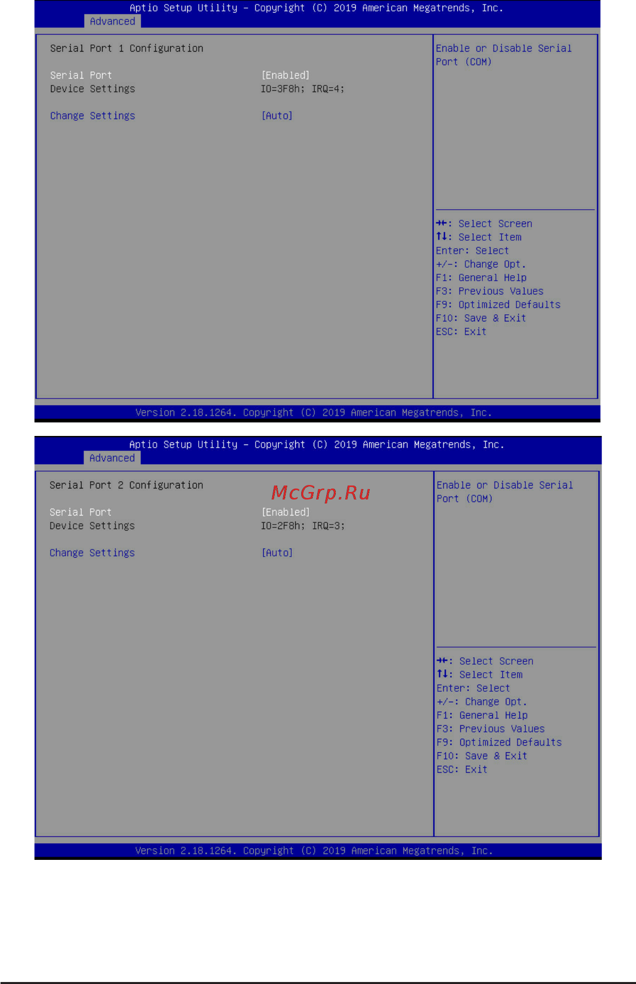 Gigabyte MZ32-AR0 (rev. 1.0) [37/146] 2 4 1 serial port 1 2 configuration